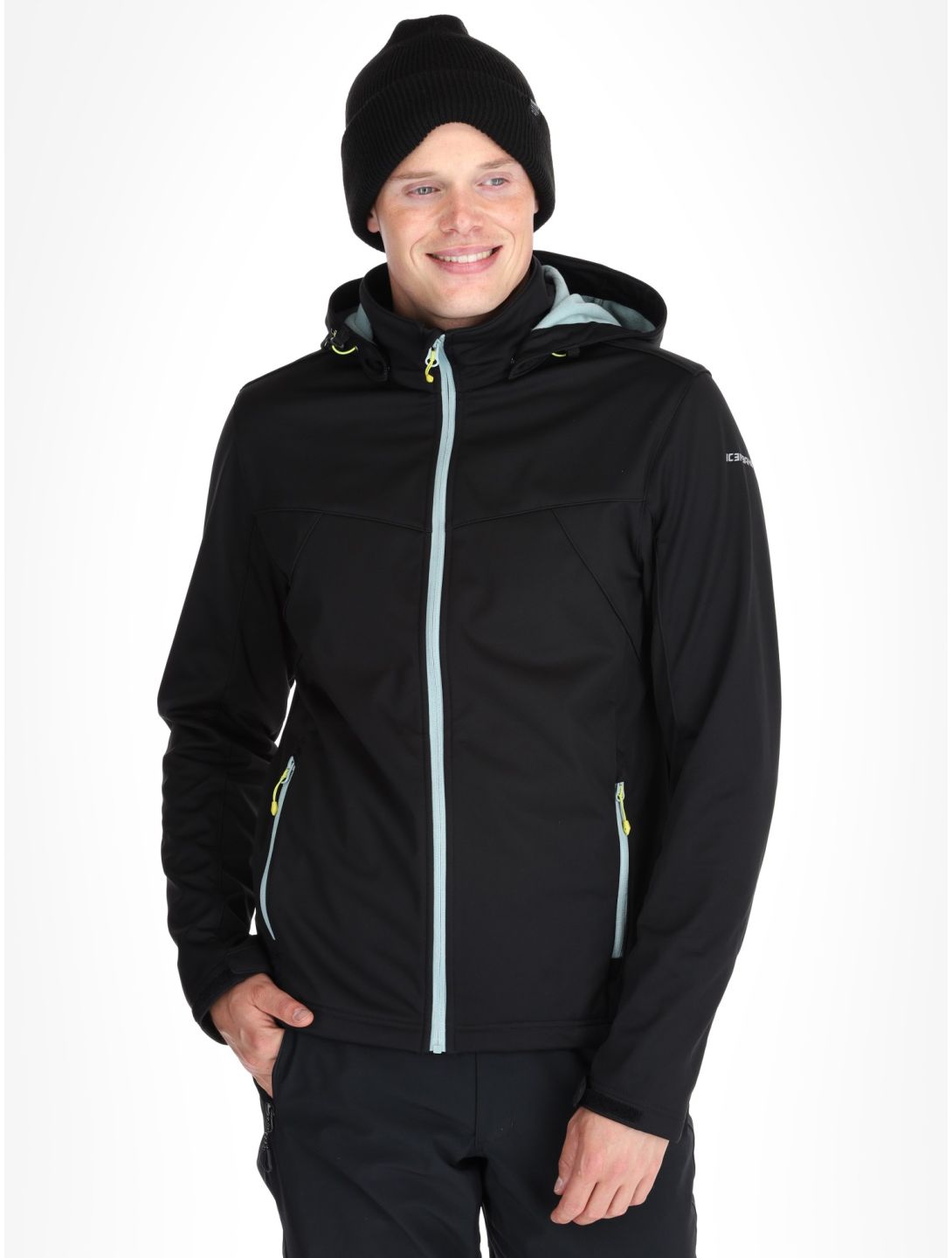 Icepeak, Biggs chaqueta de esquí softshell hombres Groen verde 