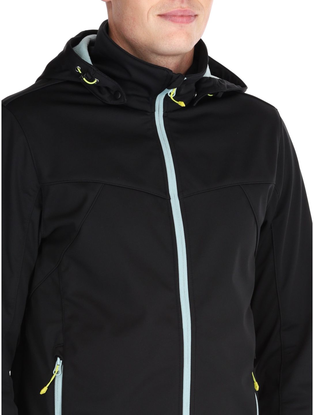 Icepeak, Biggs chaqueta de esquí softshell hombres Groen verde 