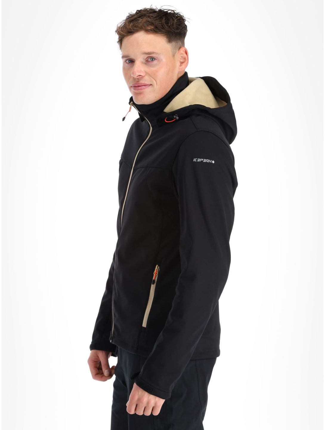 Icepeak, Biggs chaqueta de esquí softshell hombres negro 