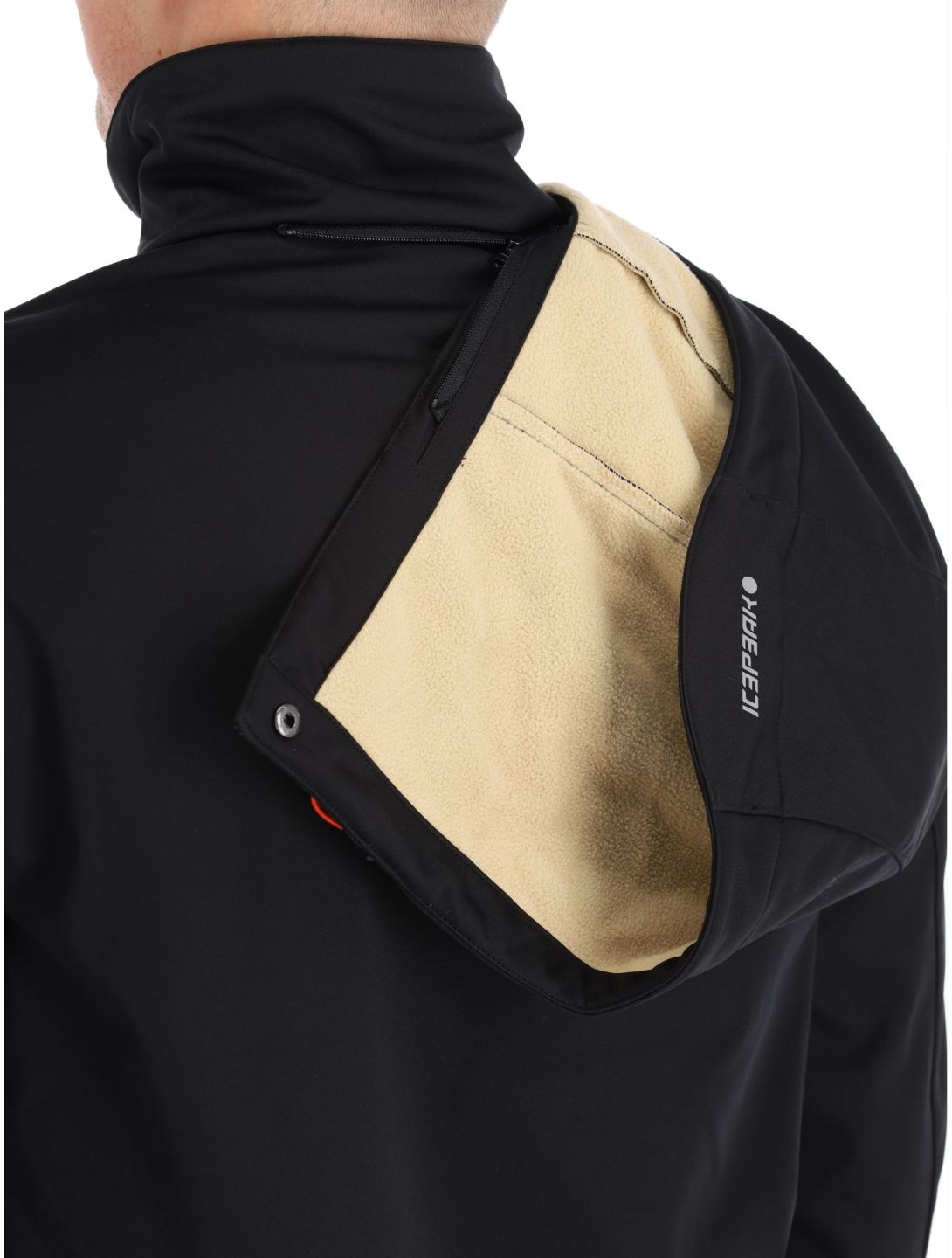 Icepeak, Biggs chaqueta de esquí softshell hombres negro 