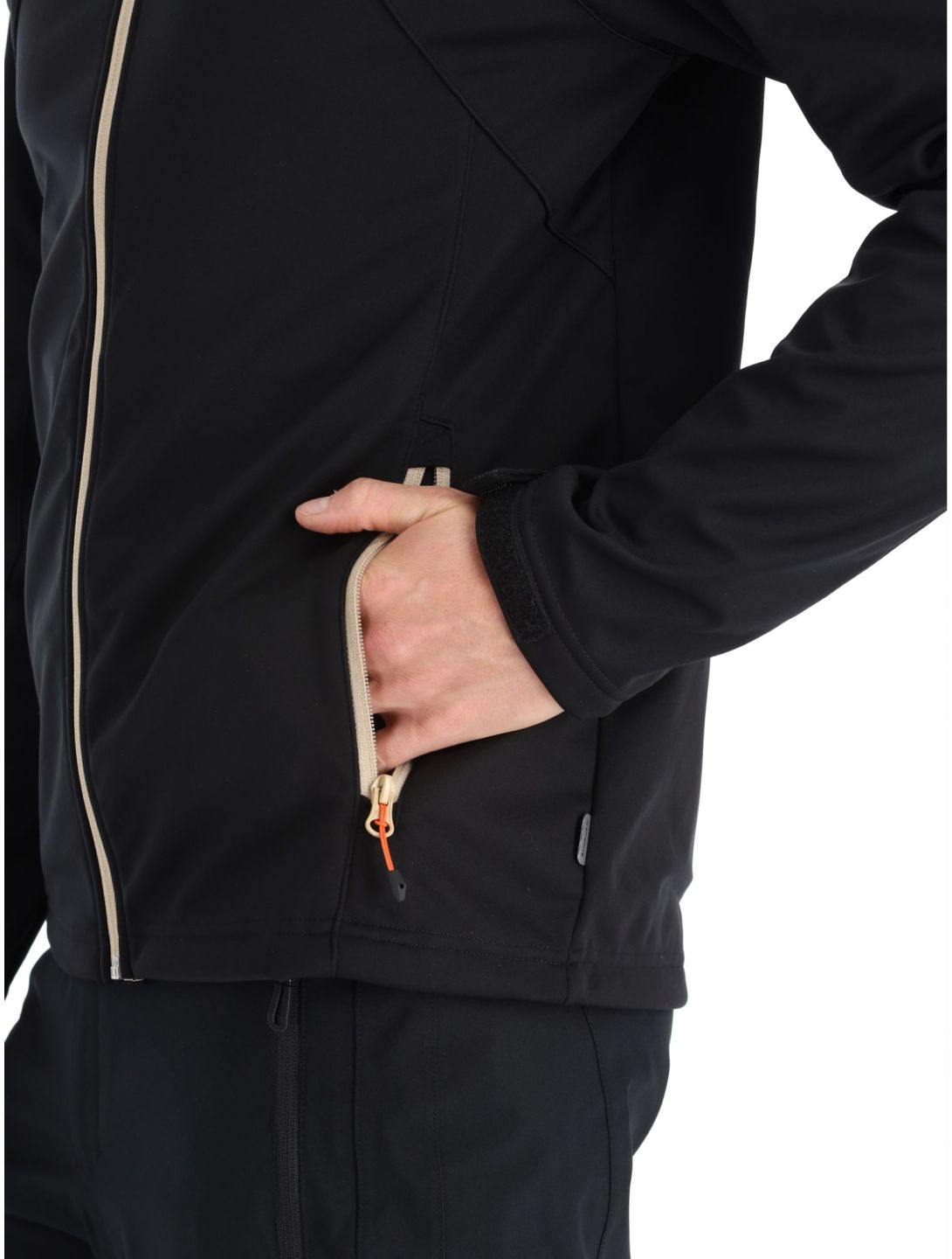 Icepeak, Biggs chaqueta de esquí softshell hombres negro 