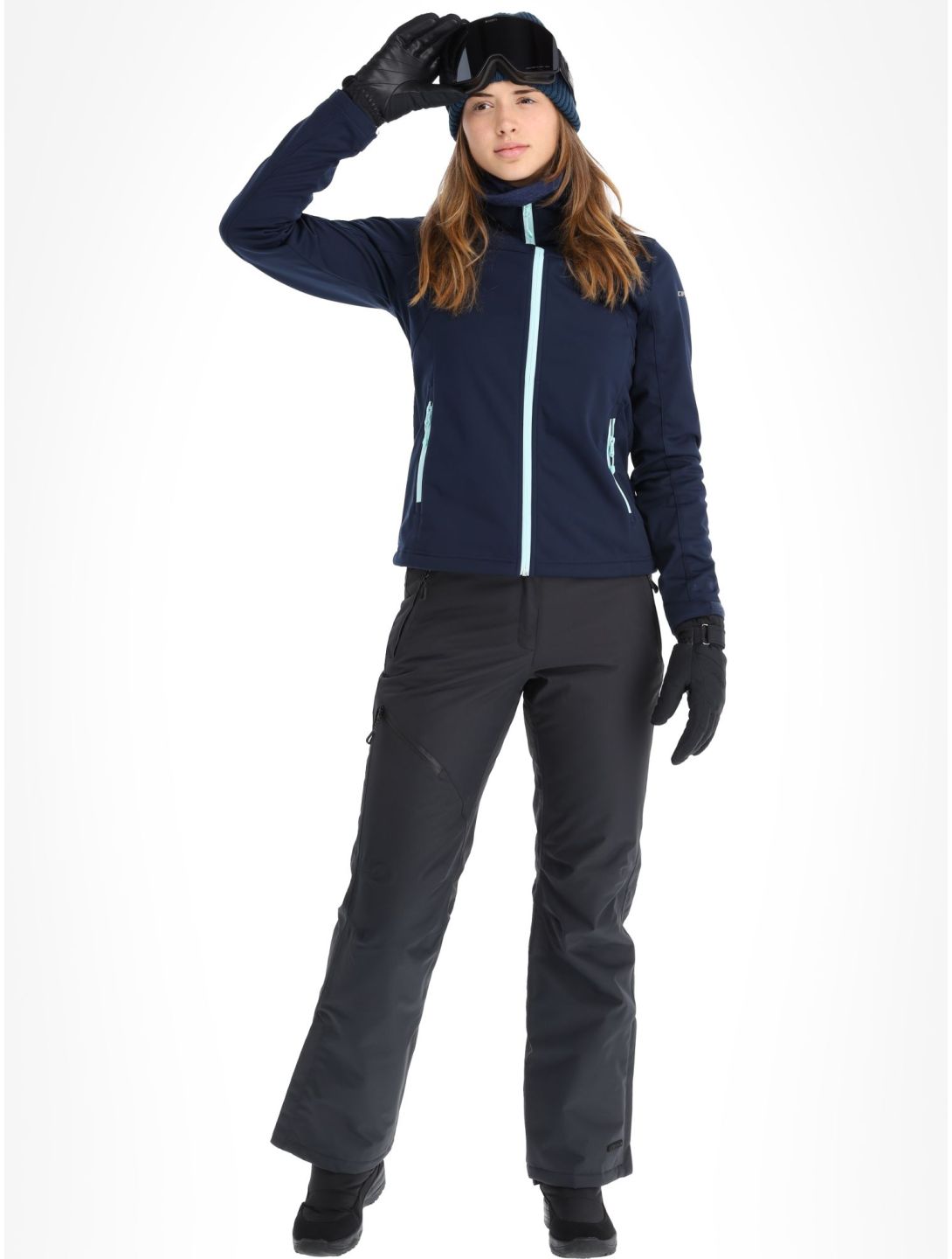 Icepeak, Boise chaqueta de esquí softshell mujeres azul 