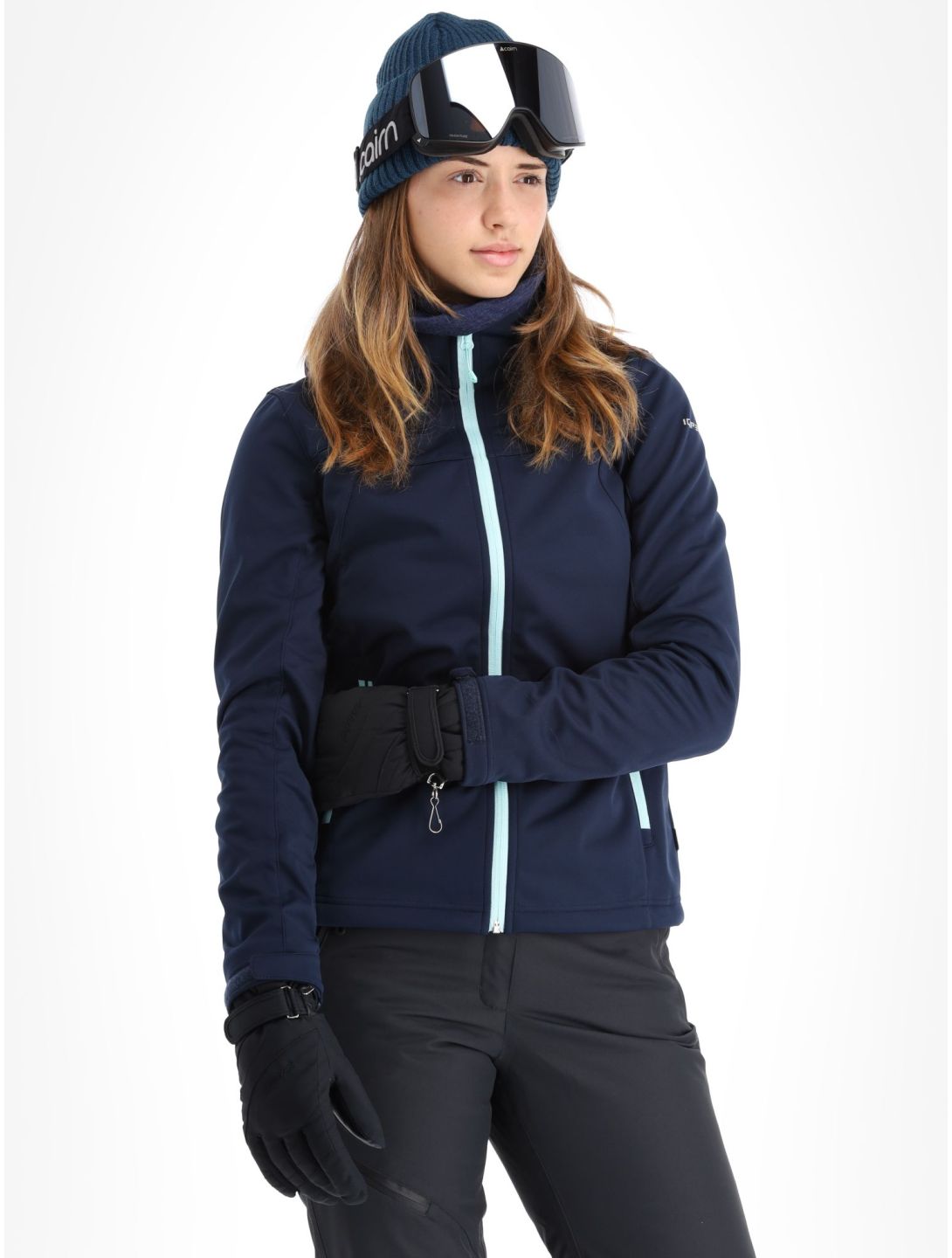 Icepeak, Boise chaqueta de esquí softshell mujeres azul 