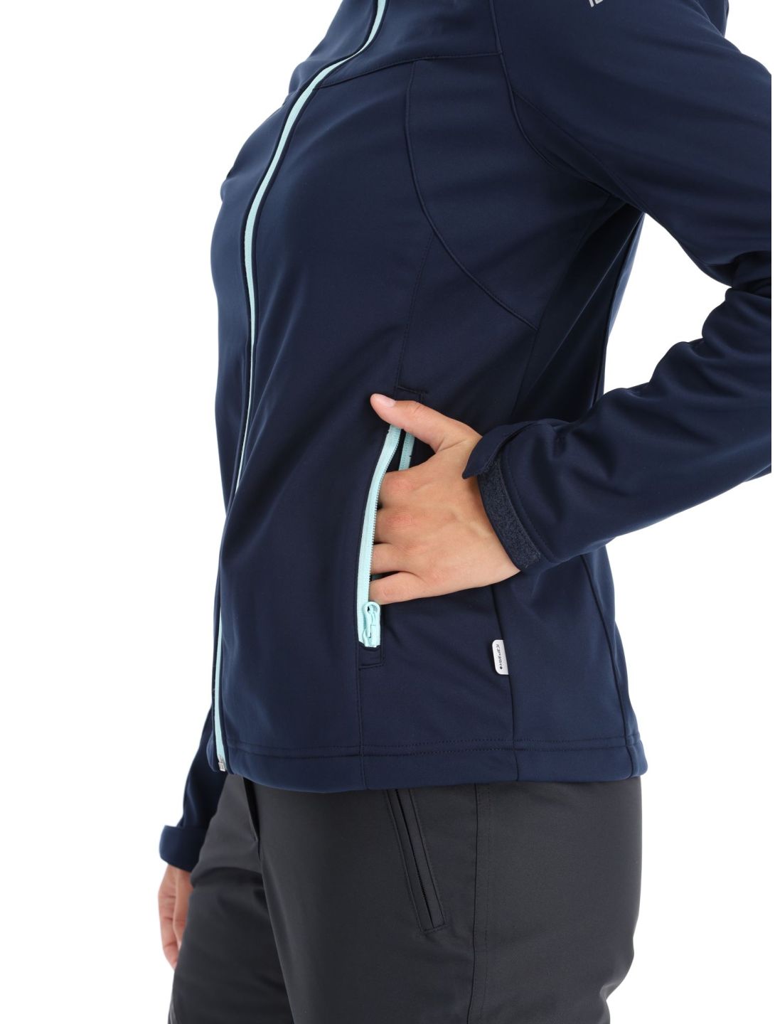 Icepeak, Boise chaqueta de esquí softshell mujeres azul 