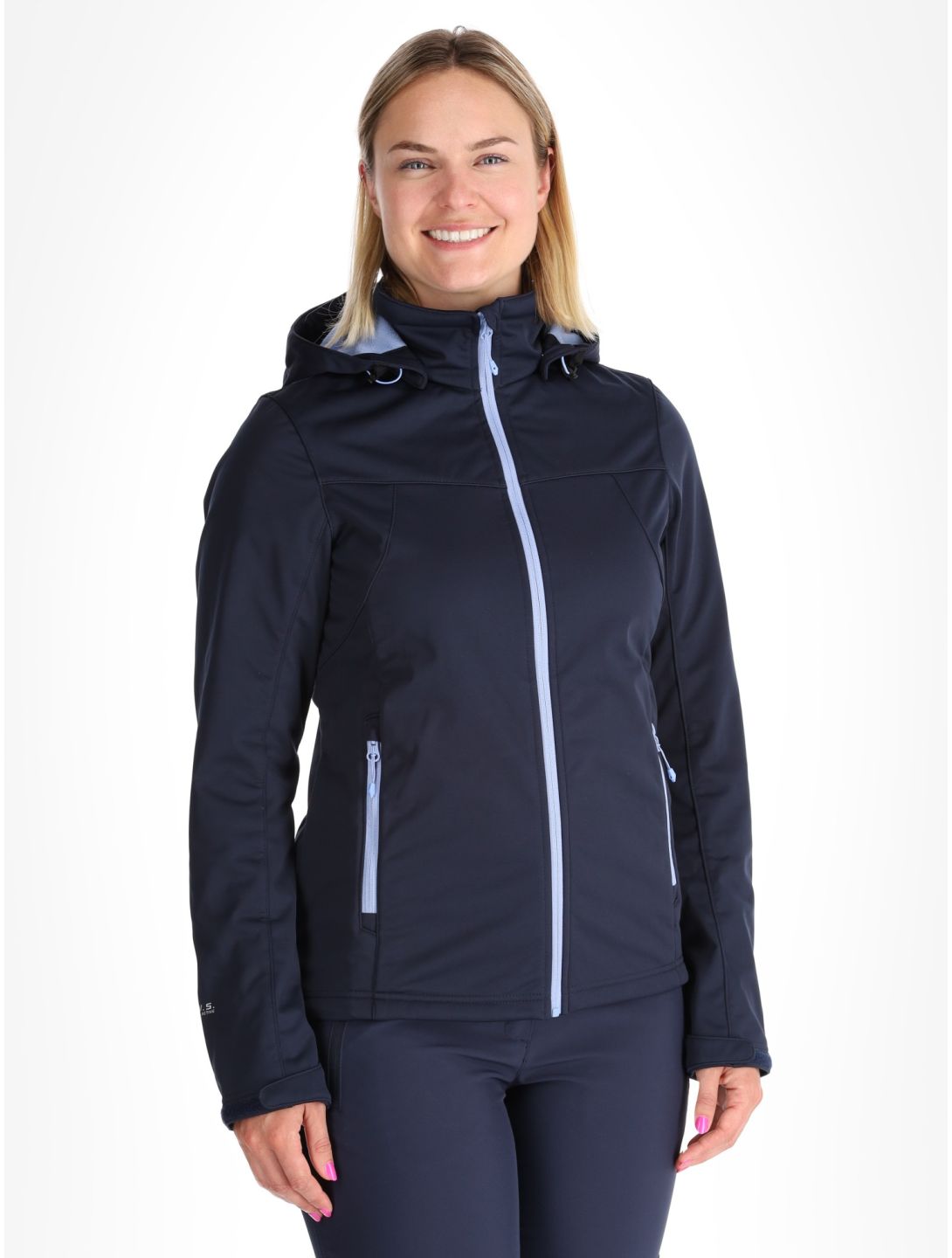 Icepeak, Boise chaqueta de esquí softshell mujeres Blue azul 