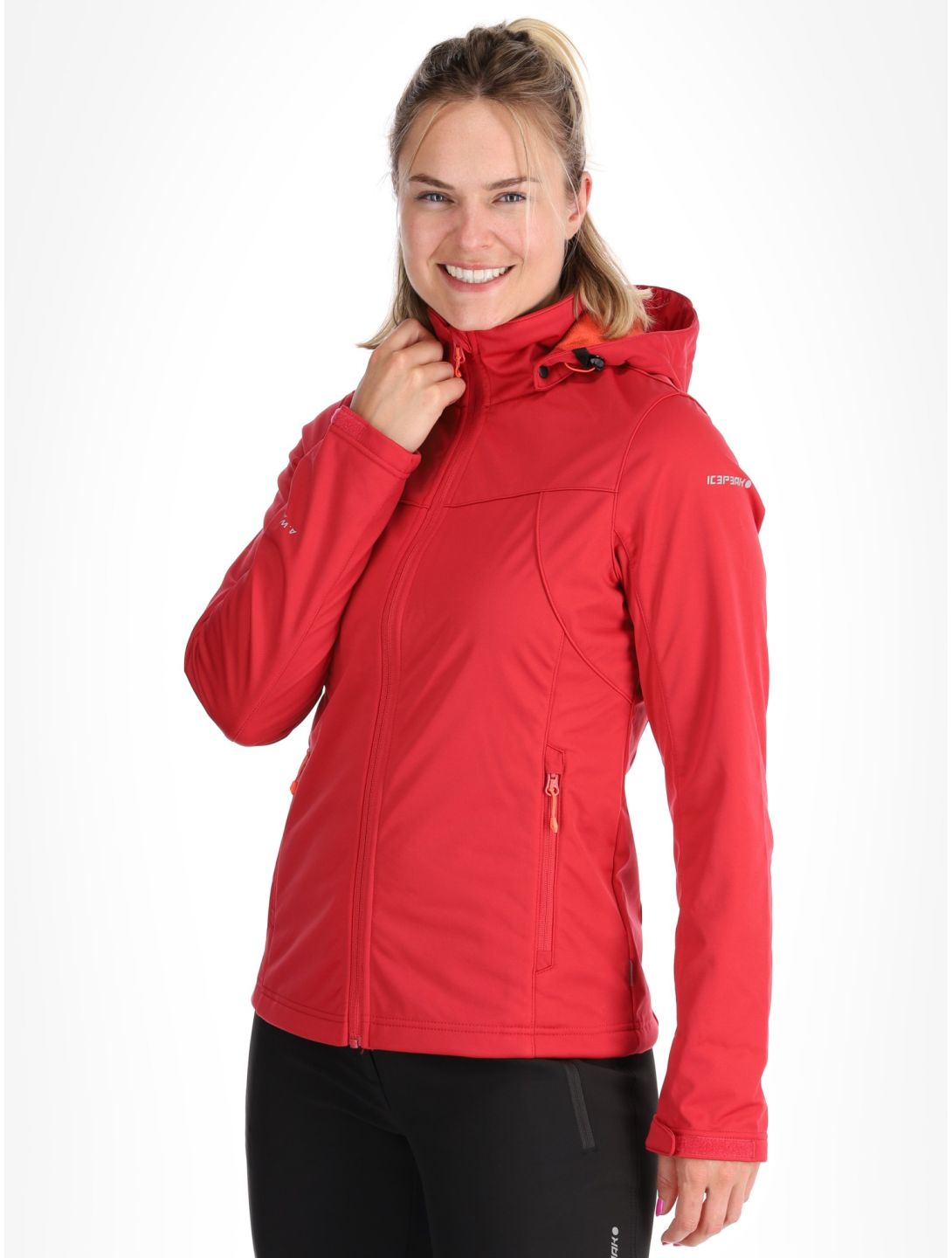 Icepeak, Boise chaqueta de esquí softshell mujeres Cranberry rojo 