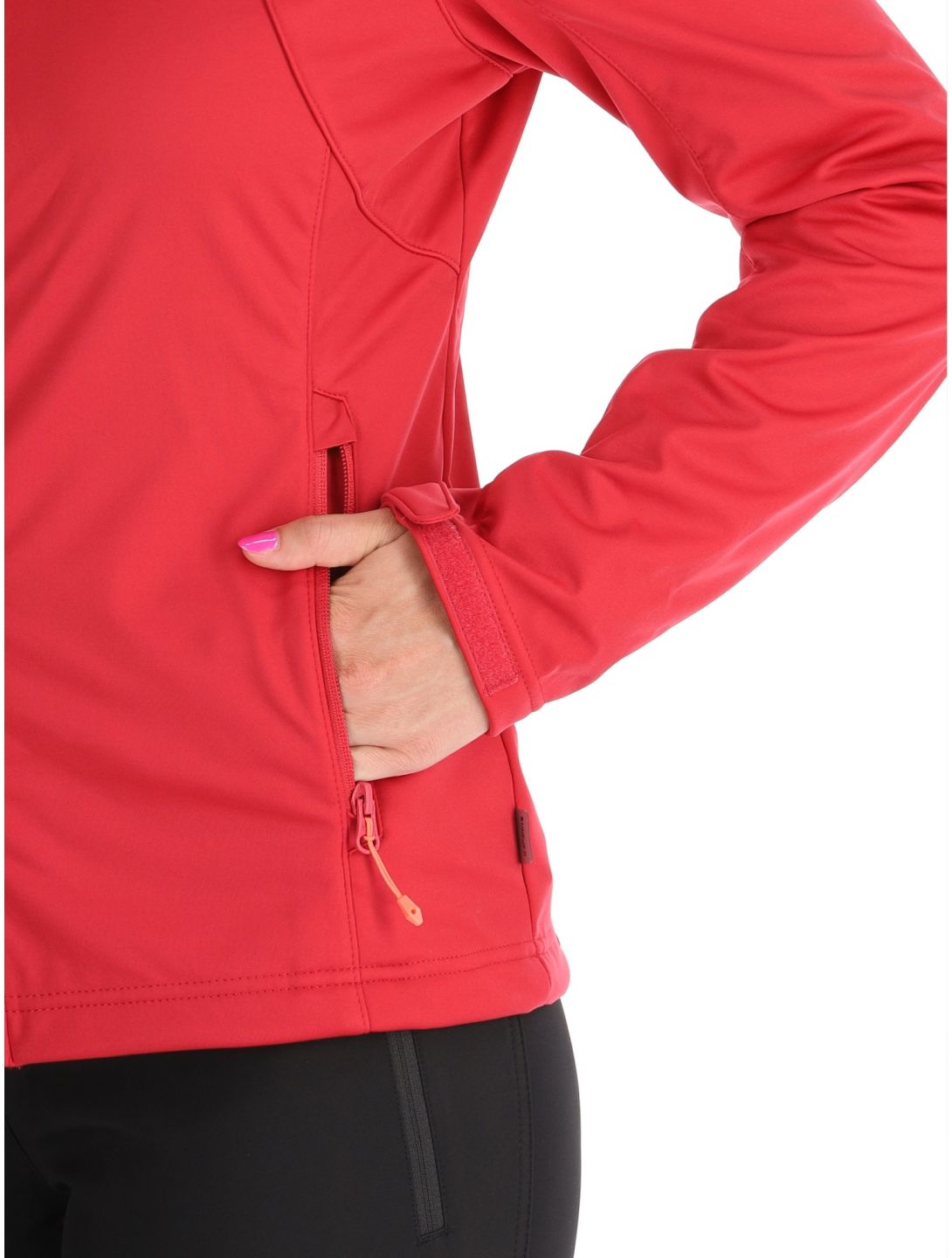 Icepeak, Boise chaqueta de esquí softshell mujeres Cranberry rojo 