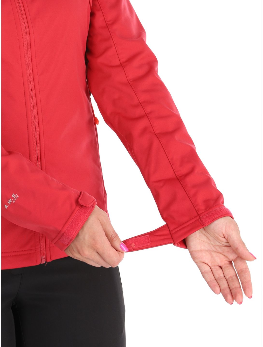 Icepeak, Boise chaqueta de esquí softshell mujeres Cranberry rojo 