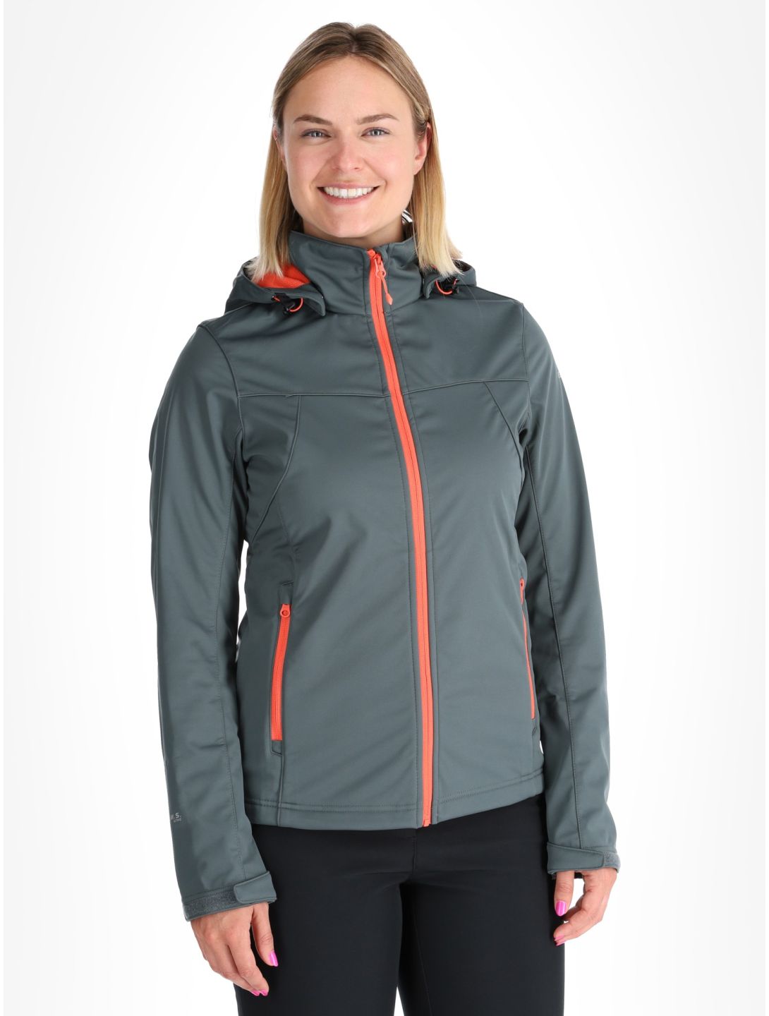 Icepeak, Boise chaqueta de esquí softshell mujeres Green verde 