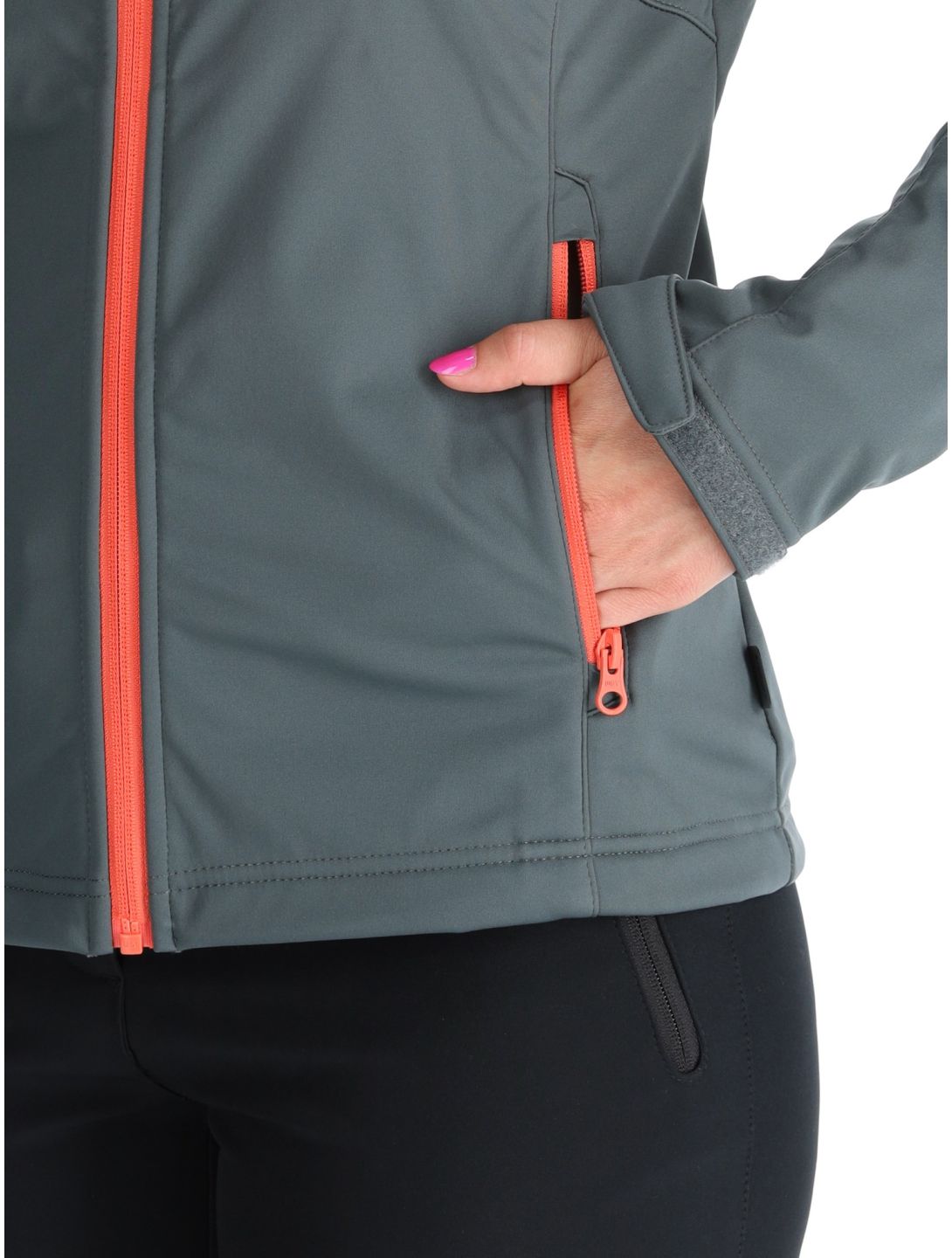 Icepeak, Boise chaqueta de esquí softshell mujeres Green verde 