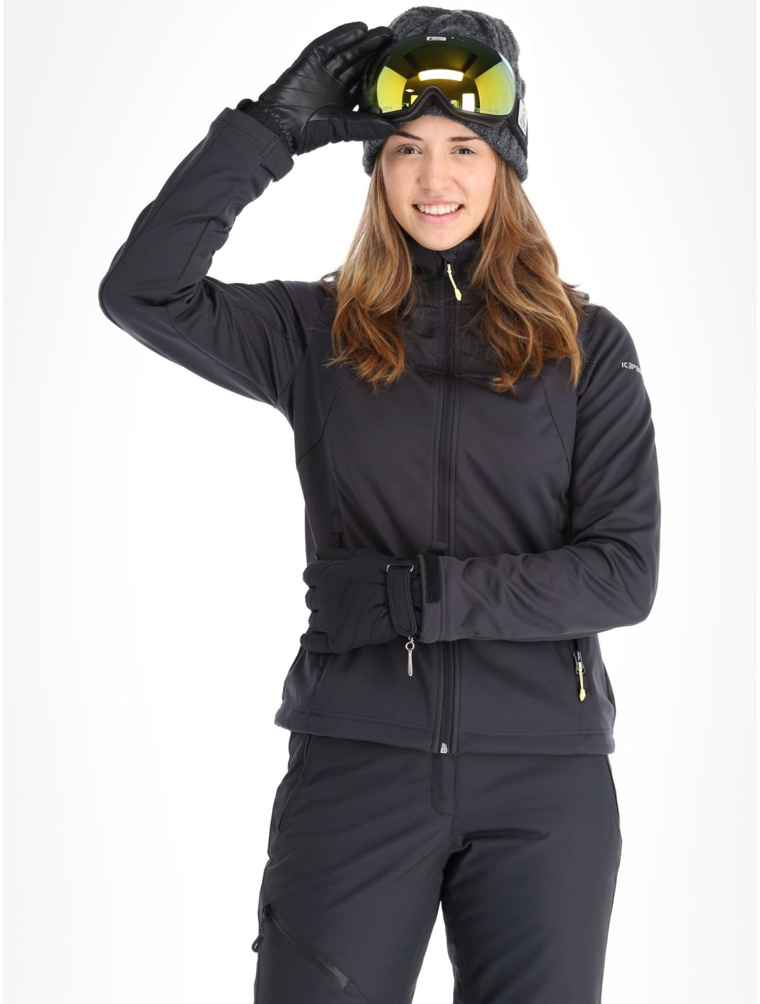 Icepeak, Boise chaqueta de esquí softshell mujeres gris 