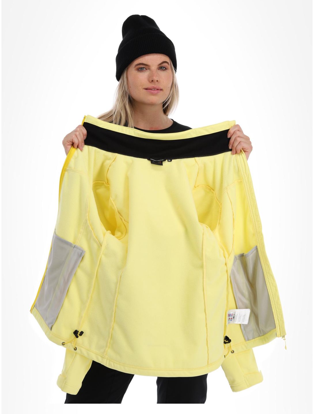 Icepeak, Boise chaqueta de esquí softshell mujeres pastel amarillo 