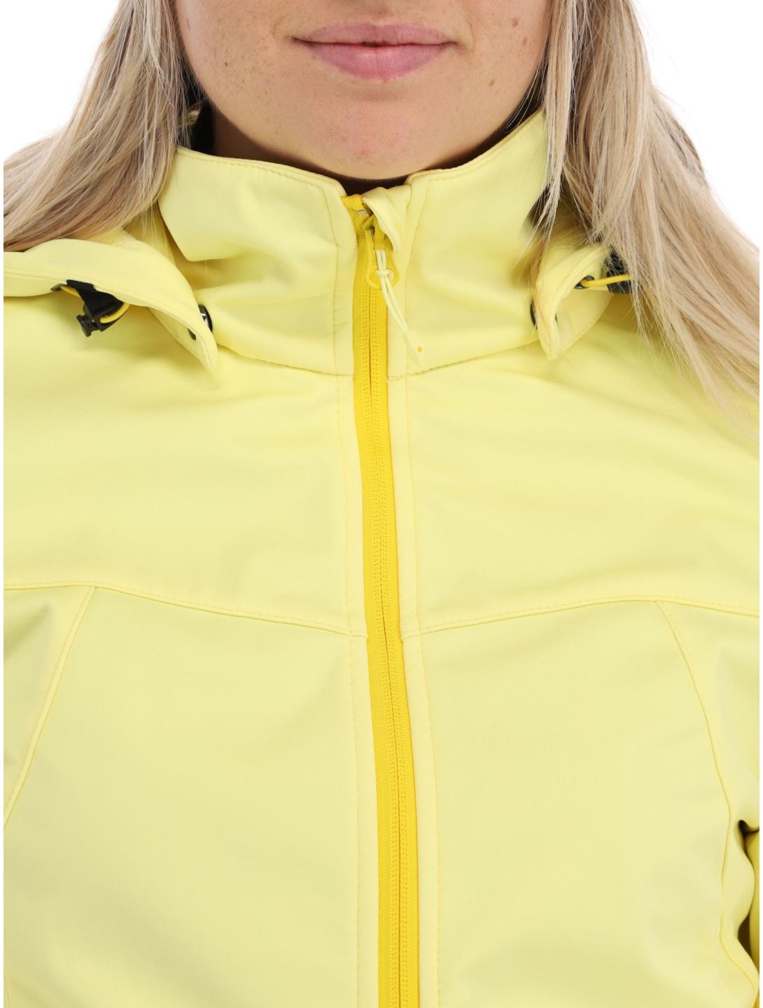 Icepeak, Boise chaqueta de esquí softshell mujeres pastel amarillo 