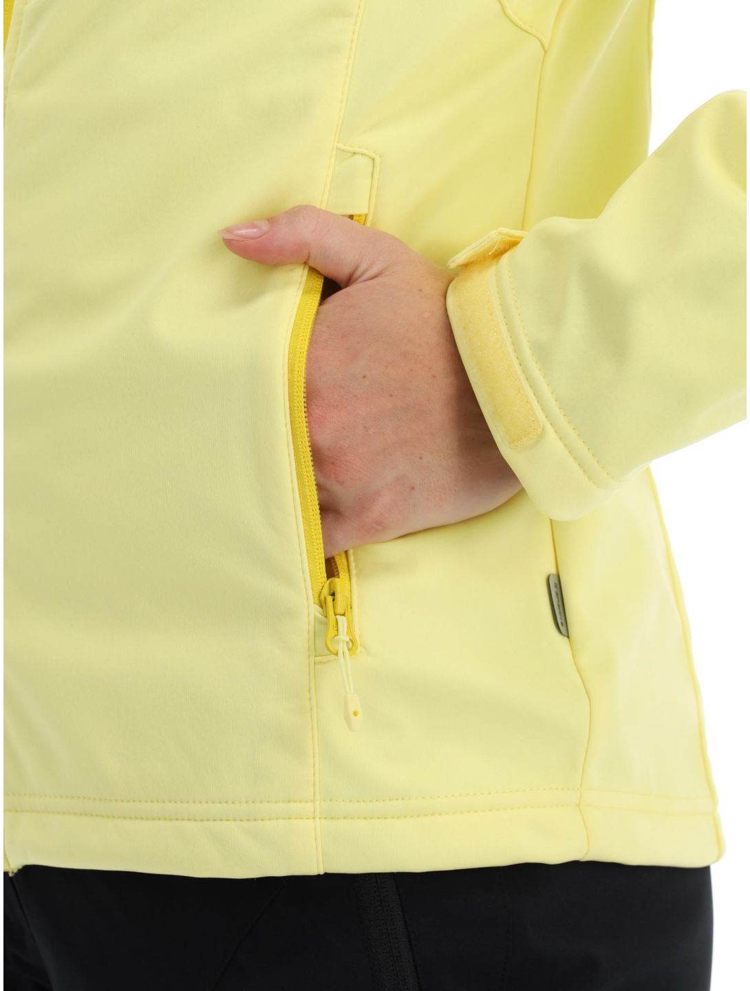 Icepeak, Boise chaqueta de esquí softshell mujeres pastel amarillo 