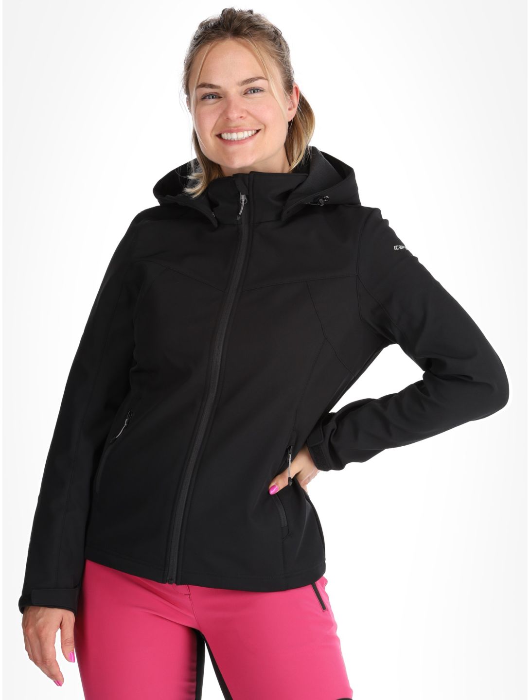 Icepeak, Brenham chaqueta de esquí softshell mujeres Basic Black negro 