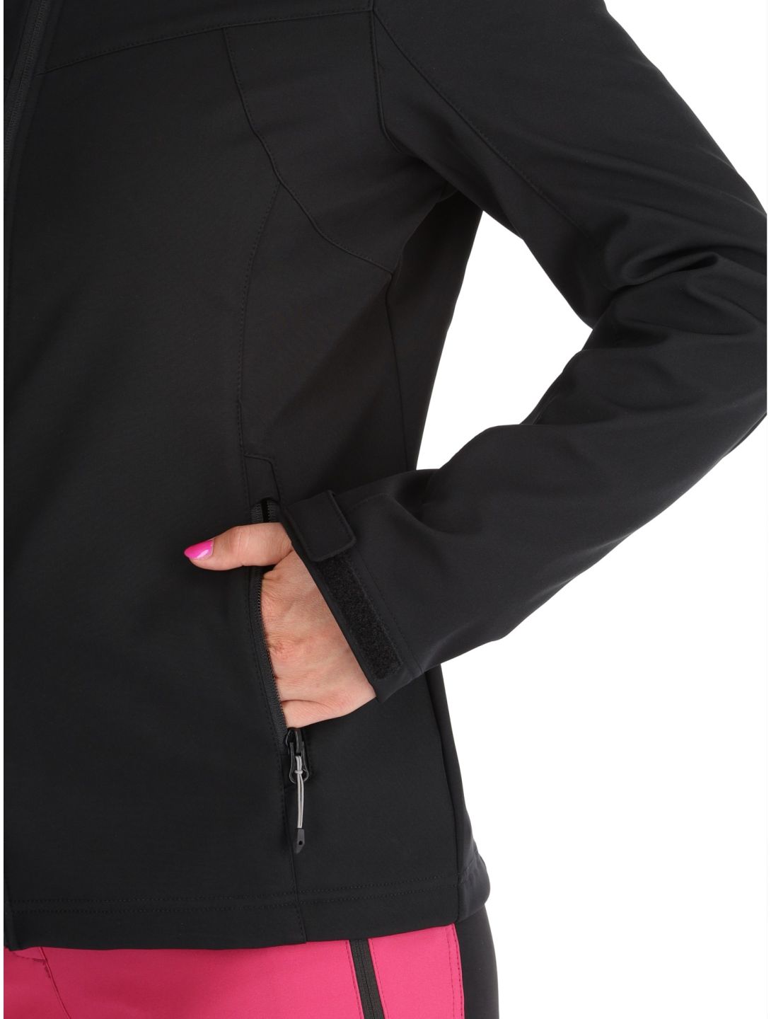 Icepeak, Brenham chaqueta de esquí softshell mujeres Basic Black negro 