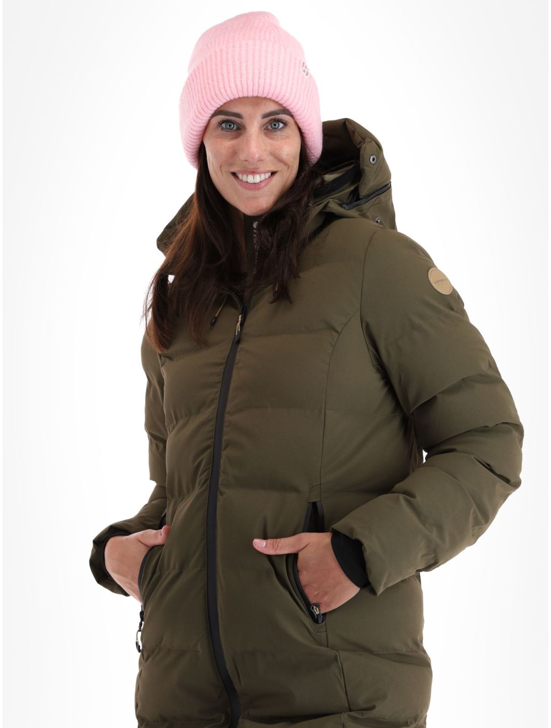 Icepeak, Brilon chaqueta de invierno mujeres Dark Olive verde 