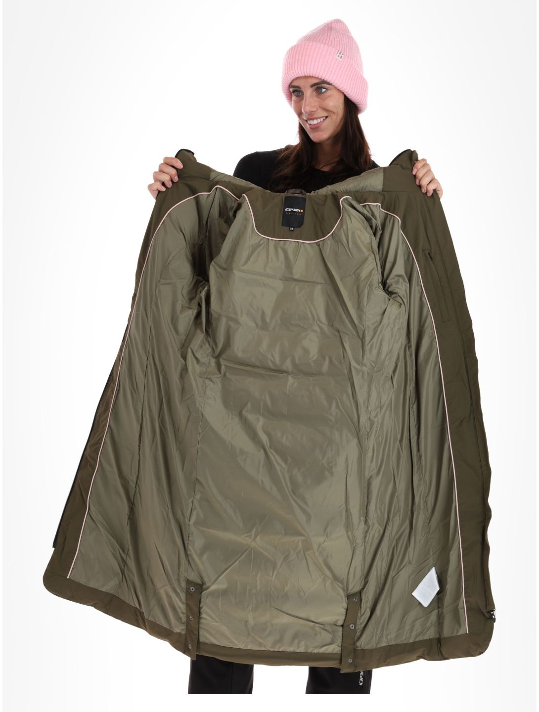 Icepeak, Brilon chaqueta de invierno mujeres Dark Olive verde 