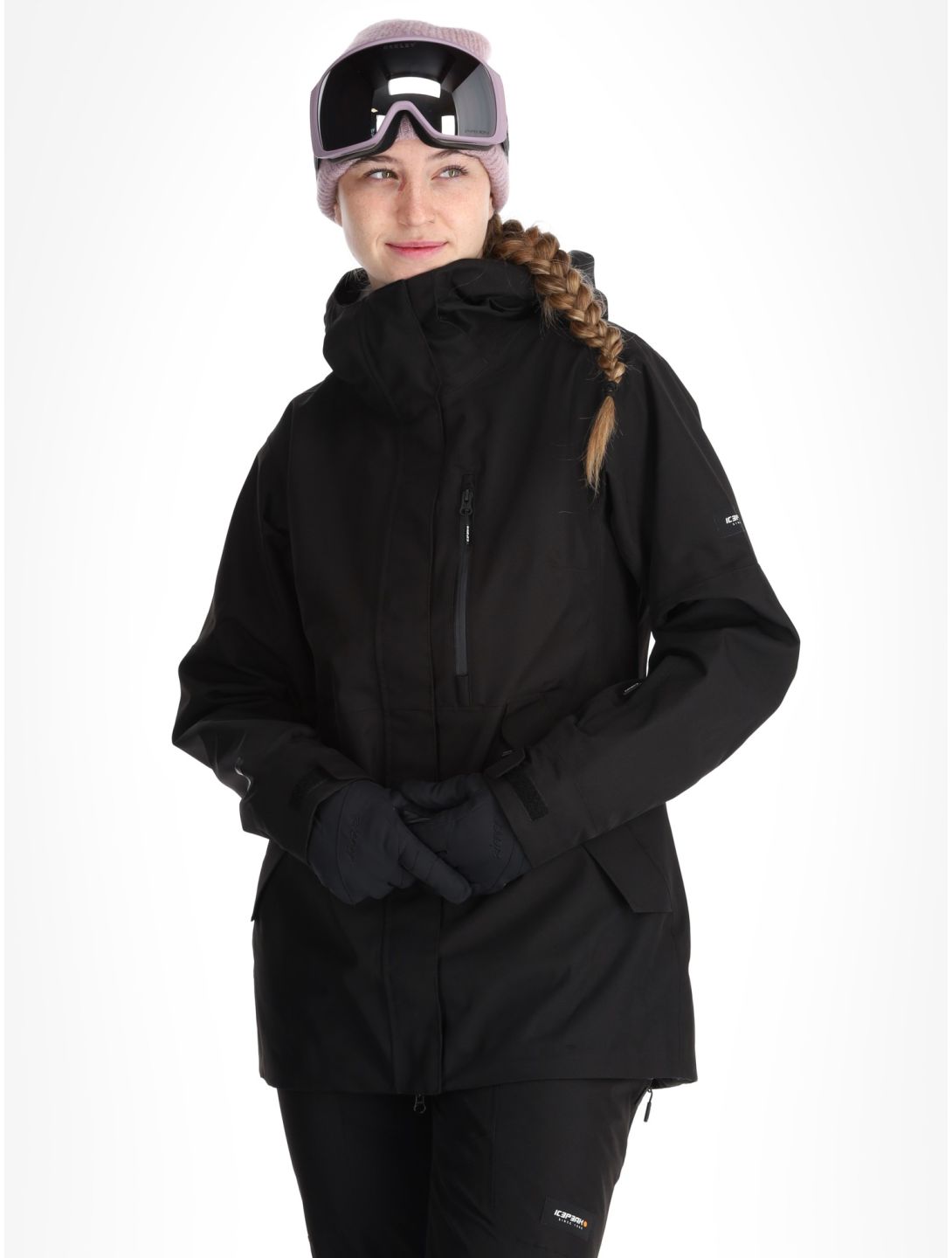 Icepeak, Cabot chaqueta de esquí hardshell mujeres Black negro 