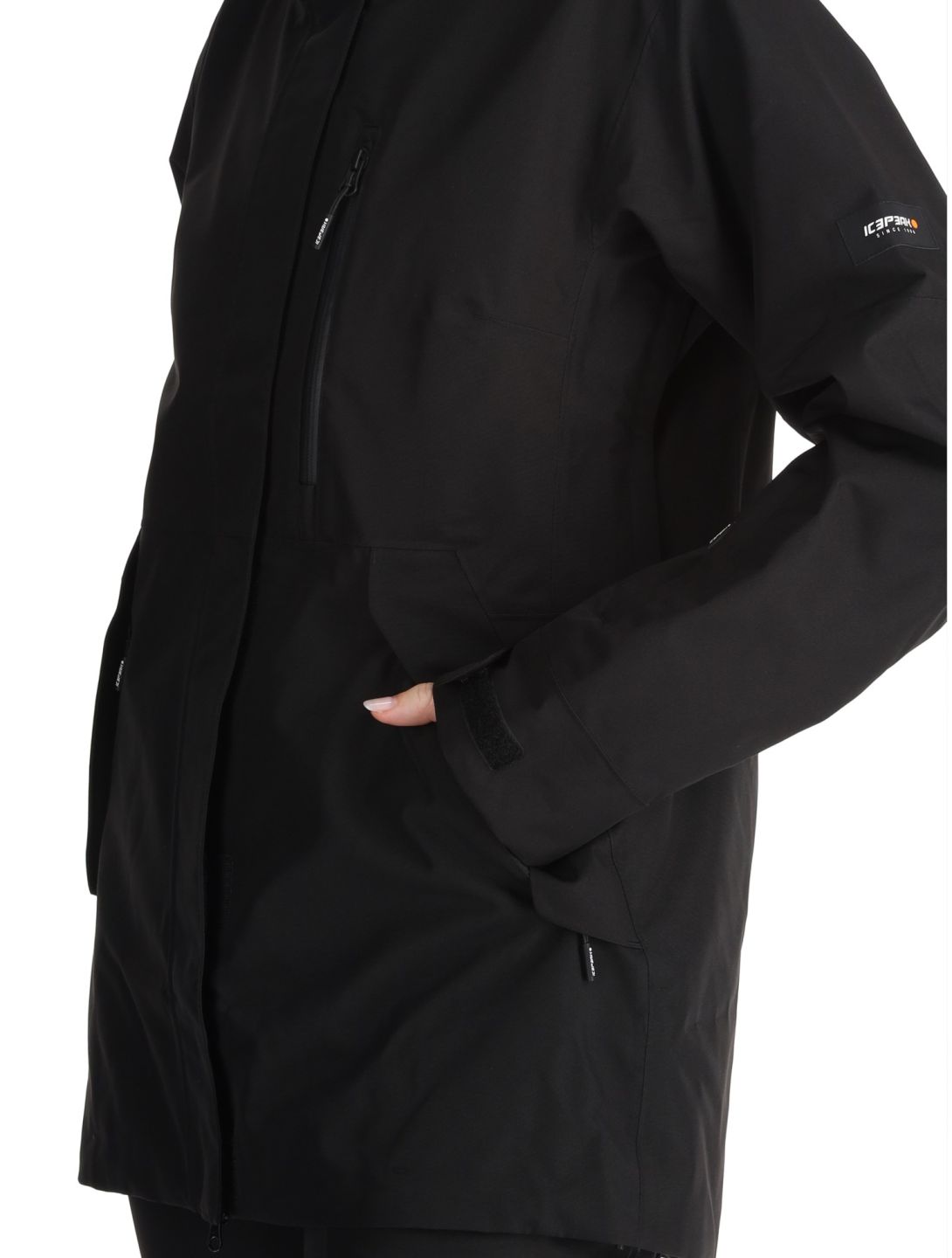 Icepeak, Cabot chaqueta de esquí hardshell mujeres Black negro 