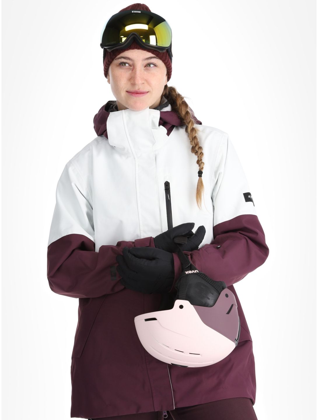 Icepeak, Cabot chaqueta de esquí hardshell mujeres Plum púrpura 