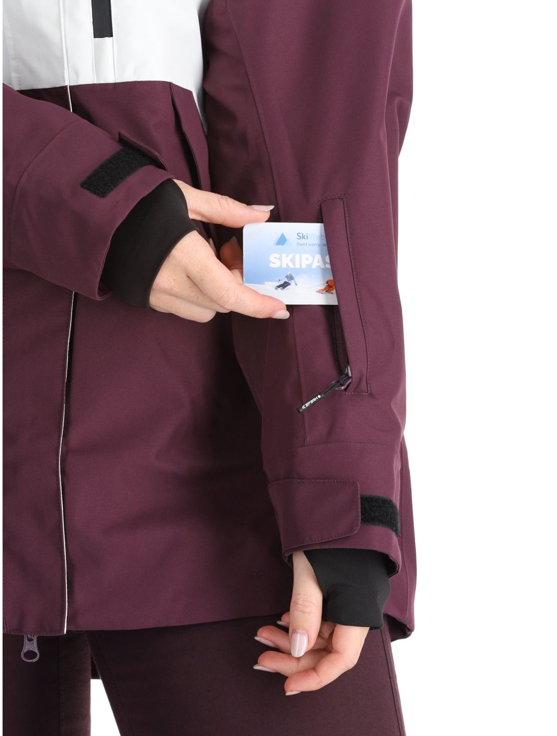 Icepeak, Cabot chaqueta de esquí hardshell mujeres Plum púrpura 