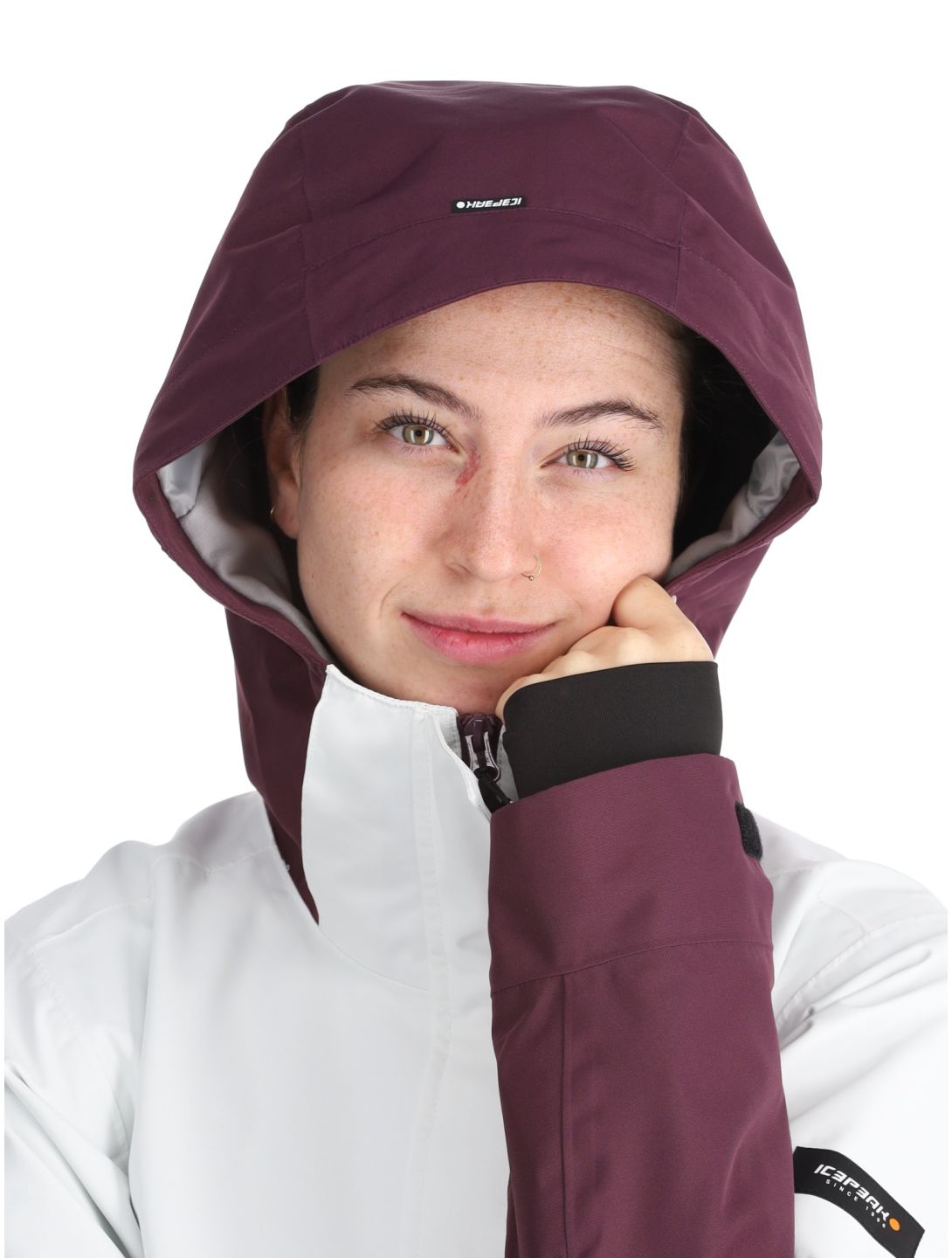 Icepeak, Cabot chaqueta de esquí hardshell mujeres Plum púrpura 