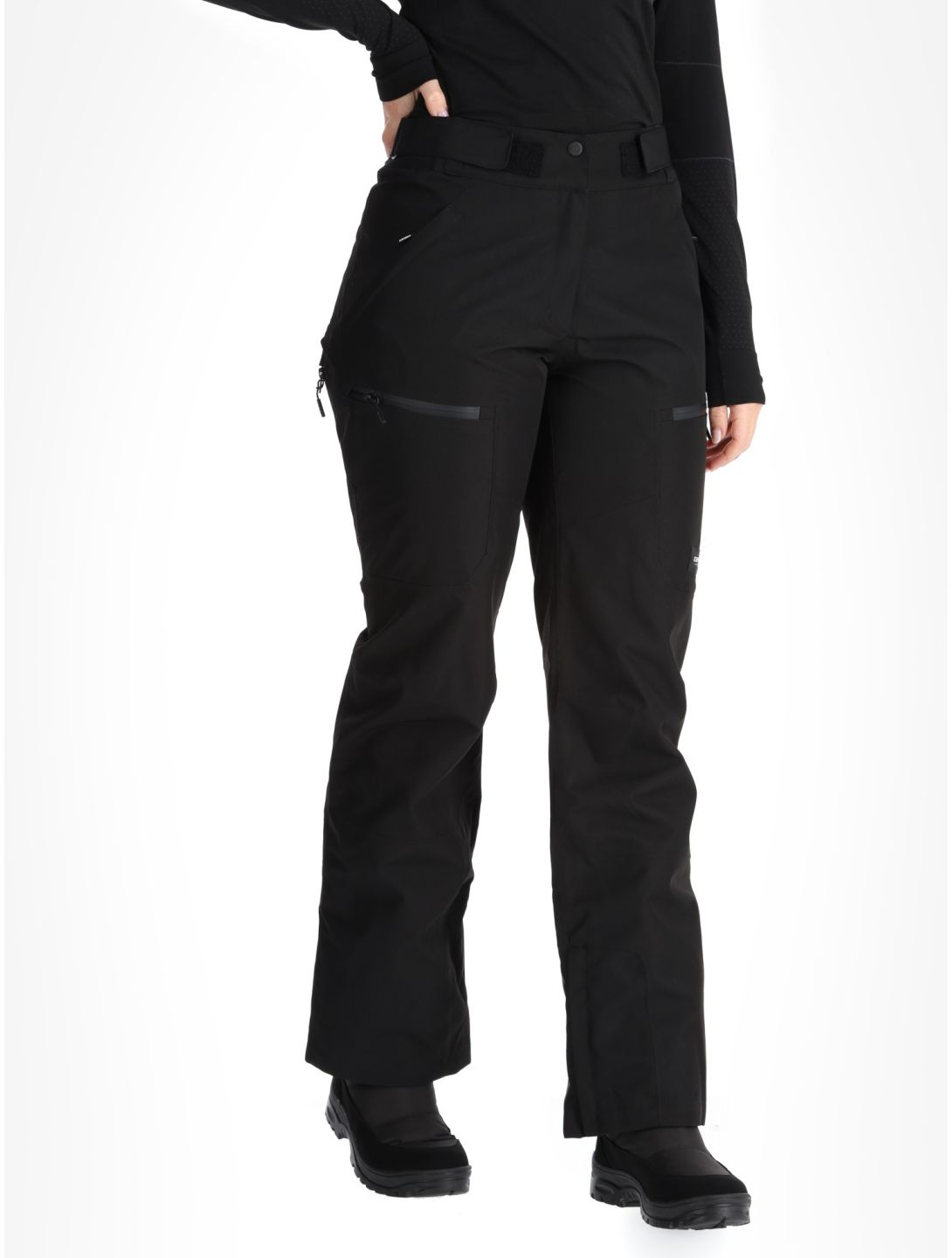 Icepeak, Calau pantalones de esquí hardshell mujeres Black negro 