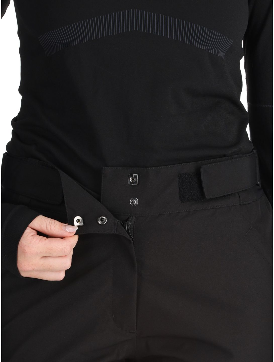 Icepeak, Calau pantalones de esquí hardshell mujeres Black negro 