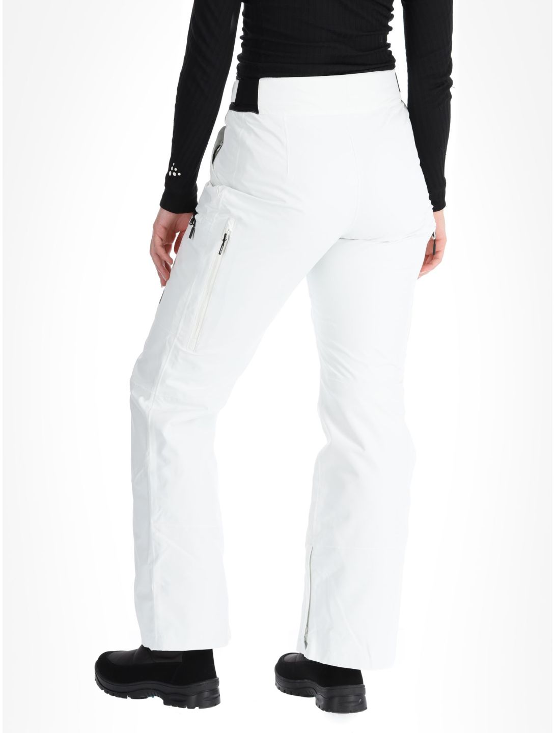 Icepeak, Calau pantalones de esquí hardshell mujeres Natural White blanco 