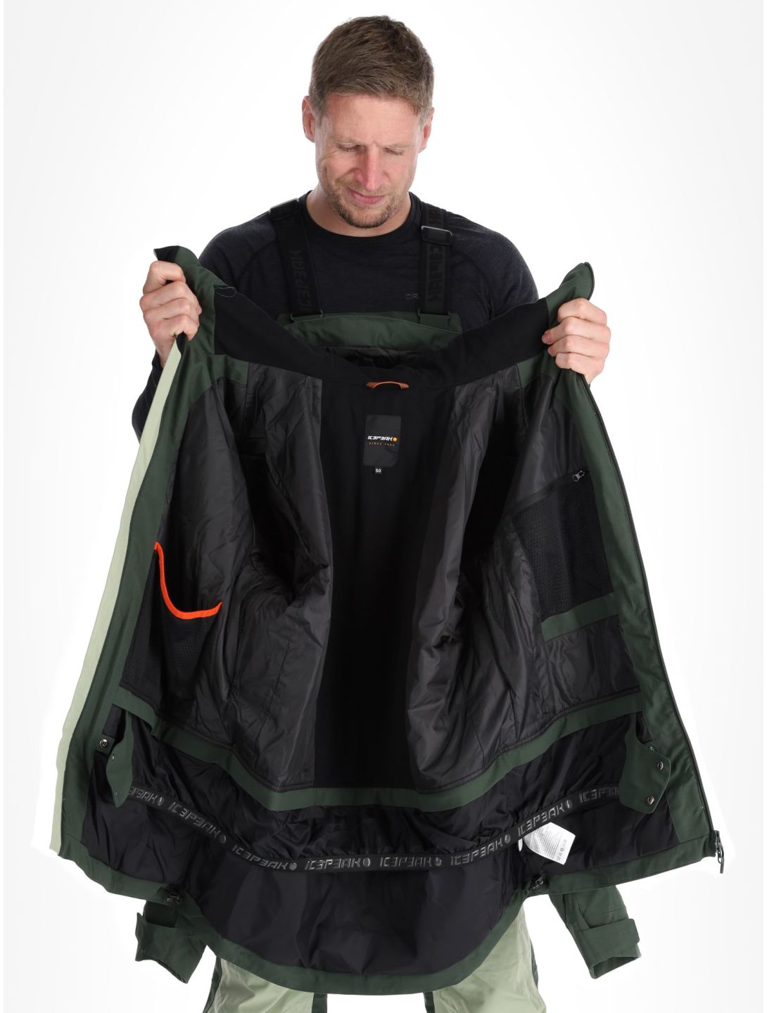 Icepeak, Cale chaqueta de esquí hombres Asparagus verde 