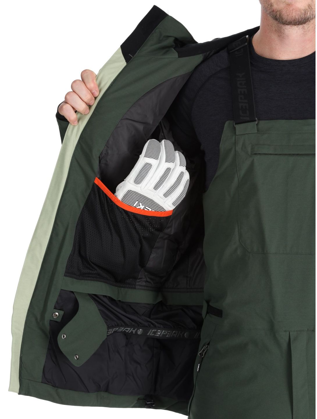 Icepeak, Cale chaqueta de esquí hombres Asparagus verde 