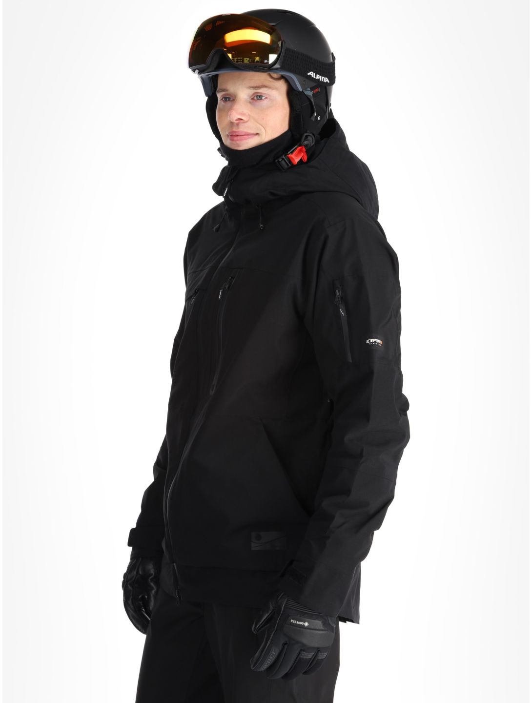 Icepeak, Cale chaqueta de esquí hombres Black negro 