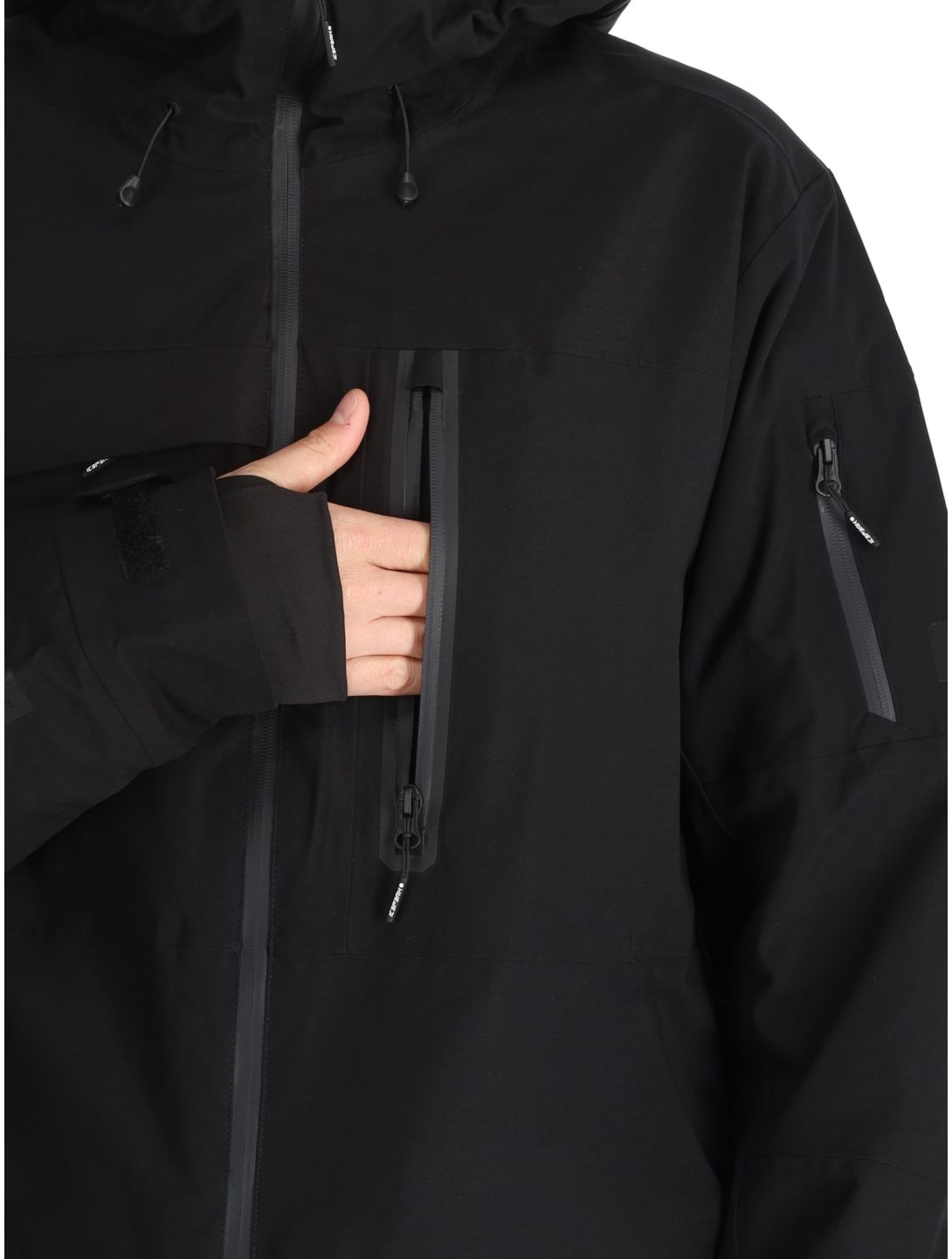 Icepeak, Cale chaqueta de esquí hombres Black negro 