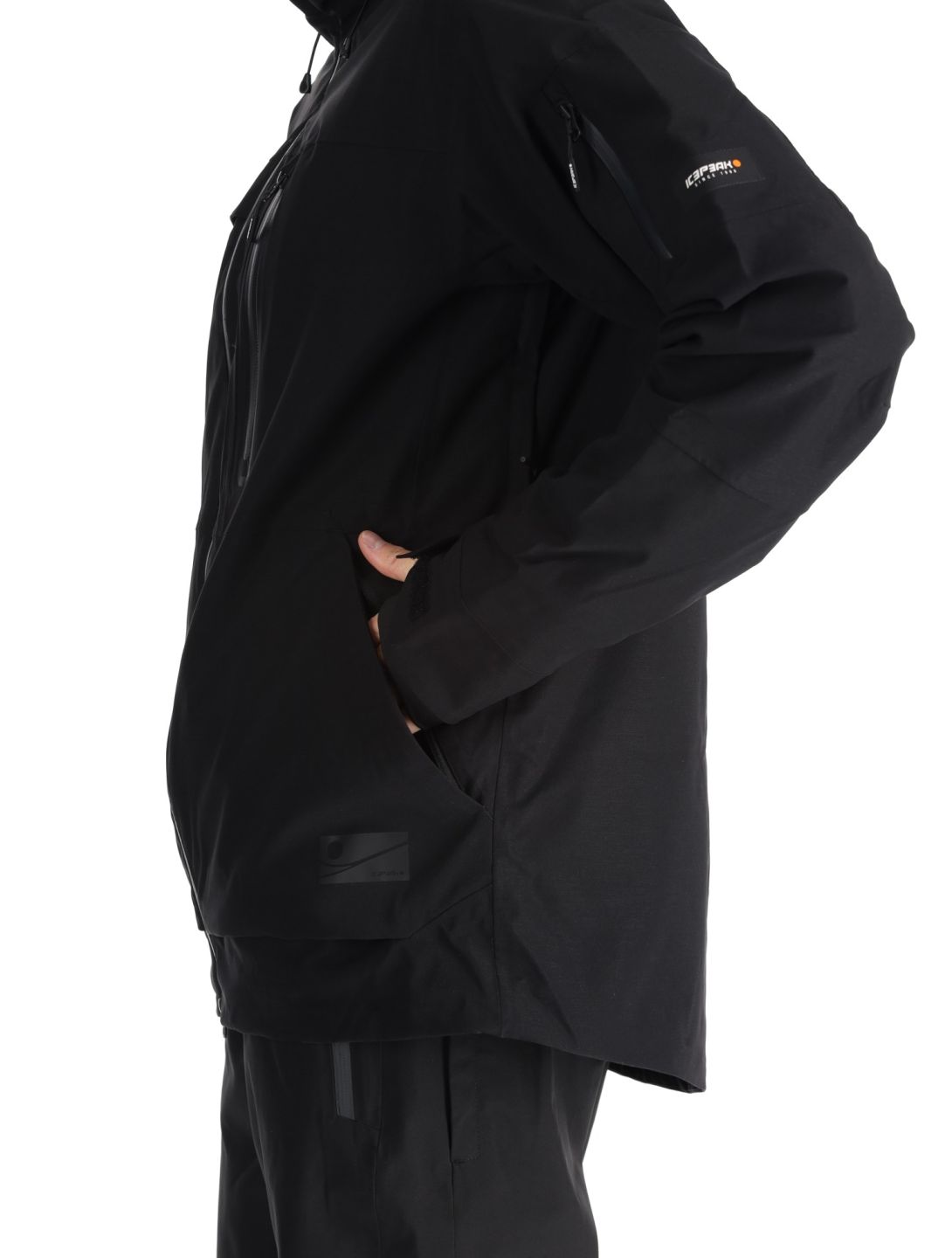 Icepeak, Cale chaqueta de esquí hombres Black negro 