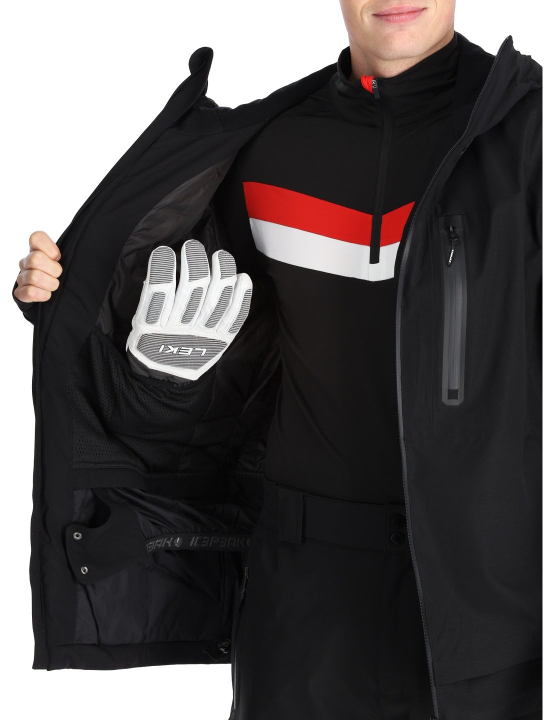 Icepeak, Cale chaqueta de esquí hombres Black negro 