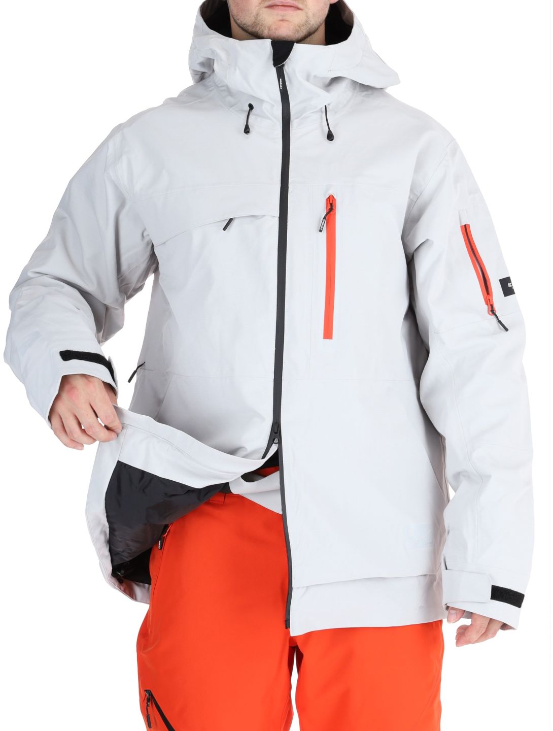 Icepeak, Cale chaqueta de esquí hombres Light Grey gris 