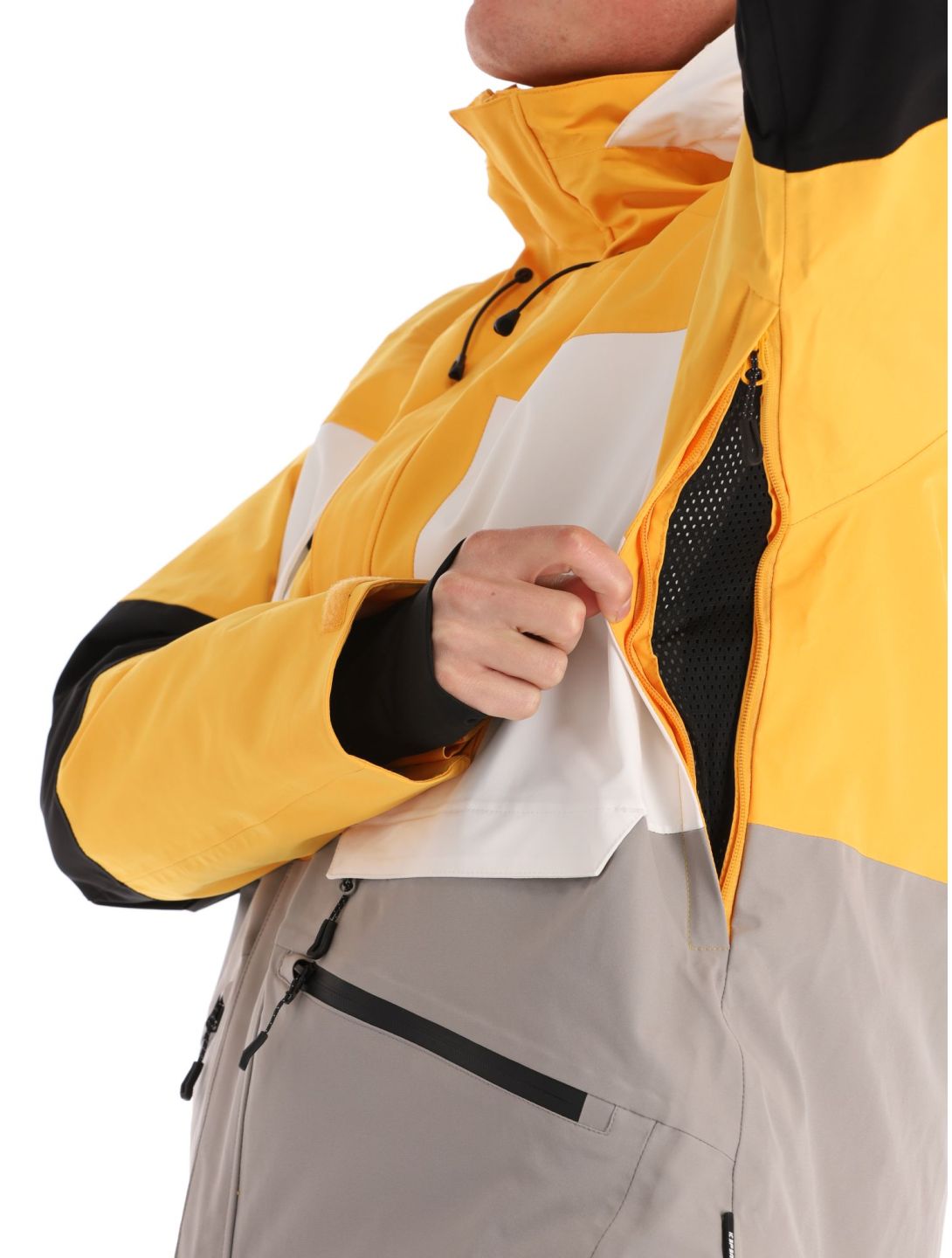 Icepeak, Cale chaqueta de esquí hombres Yellow amarillo, gris 