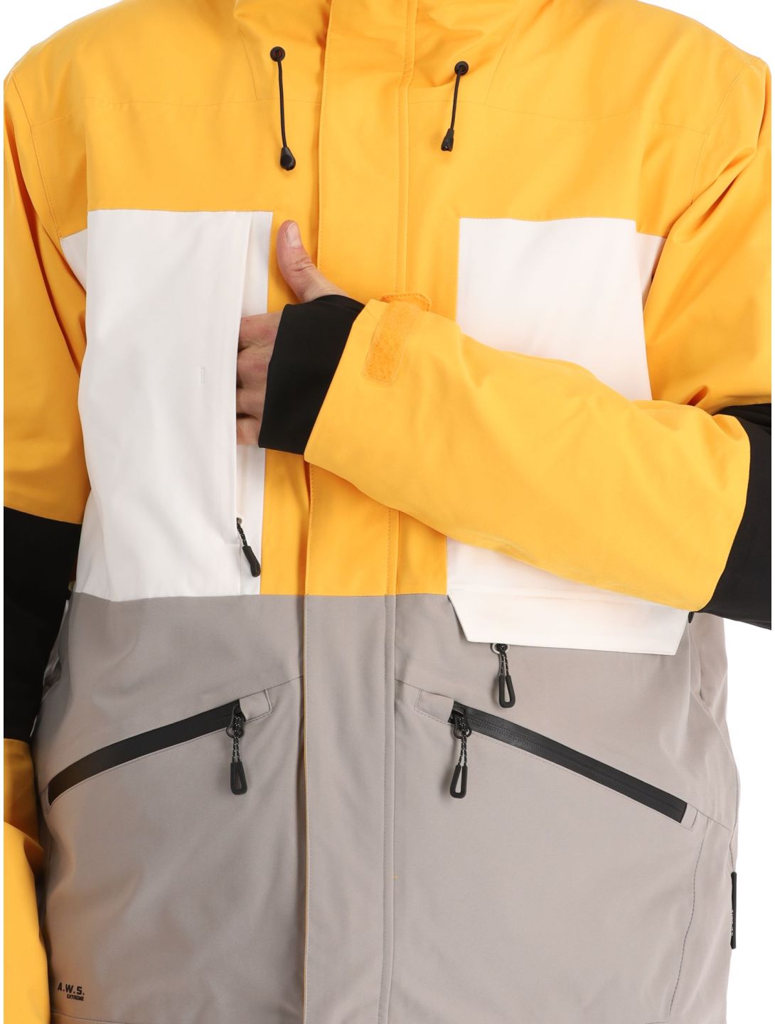 Icepeak, Cale chaqueta de esquí hombres Yellow amarillo, gris 