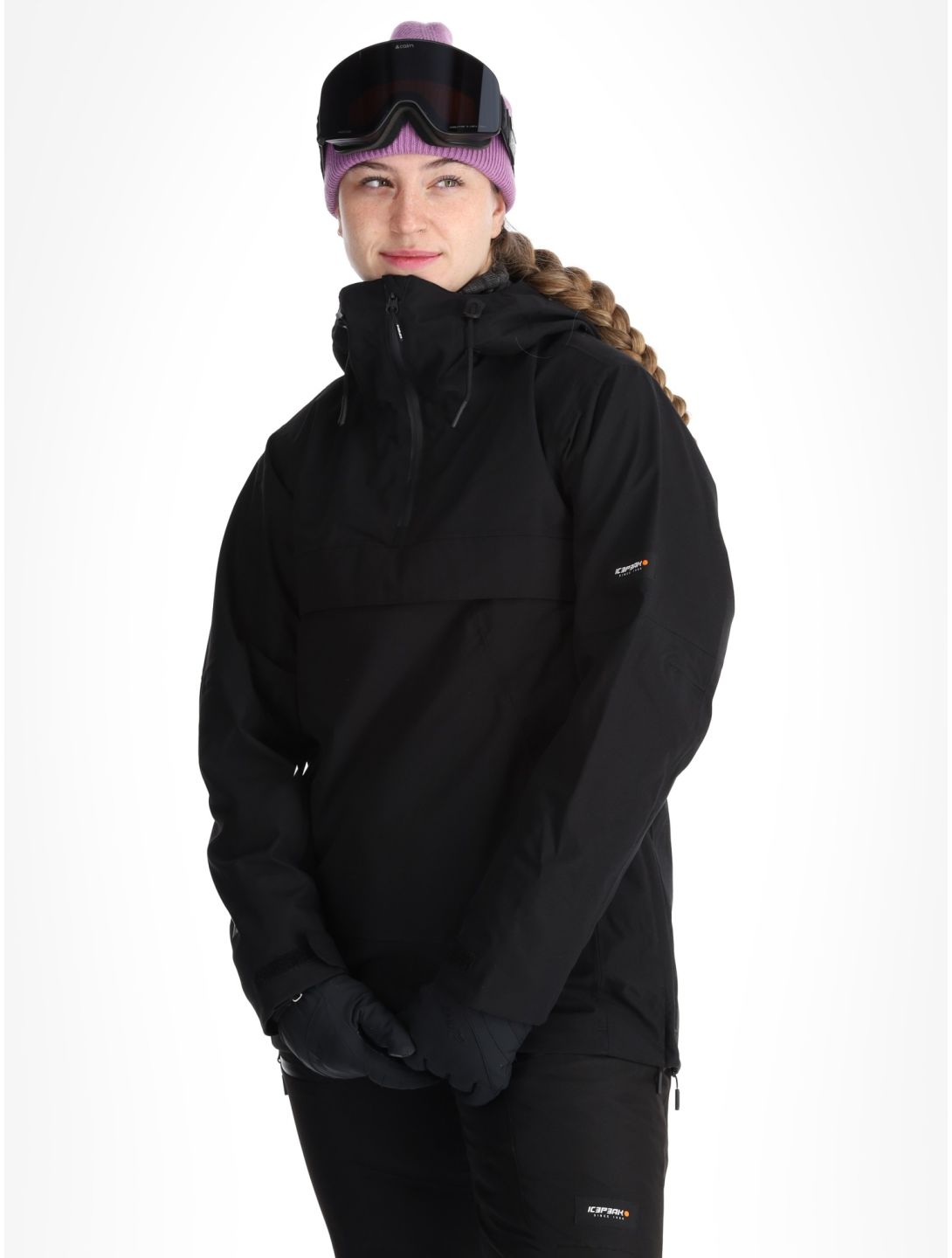 Icepeak, Calio anorak mujeres Black negro 