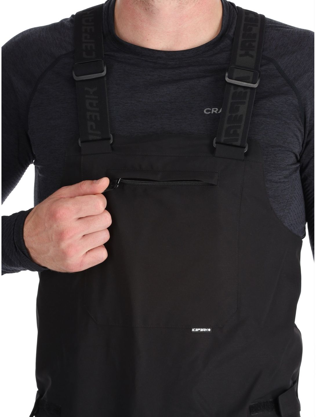 Icepeak, Cambo pantalones de esquí hombres Black negro 