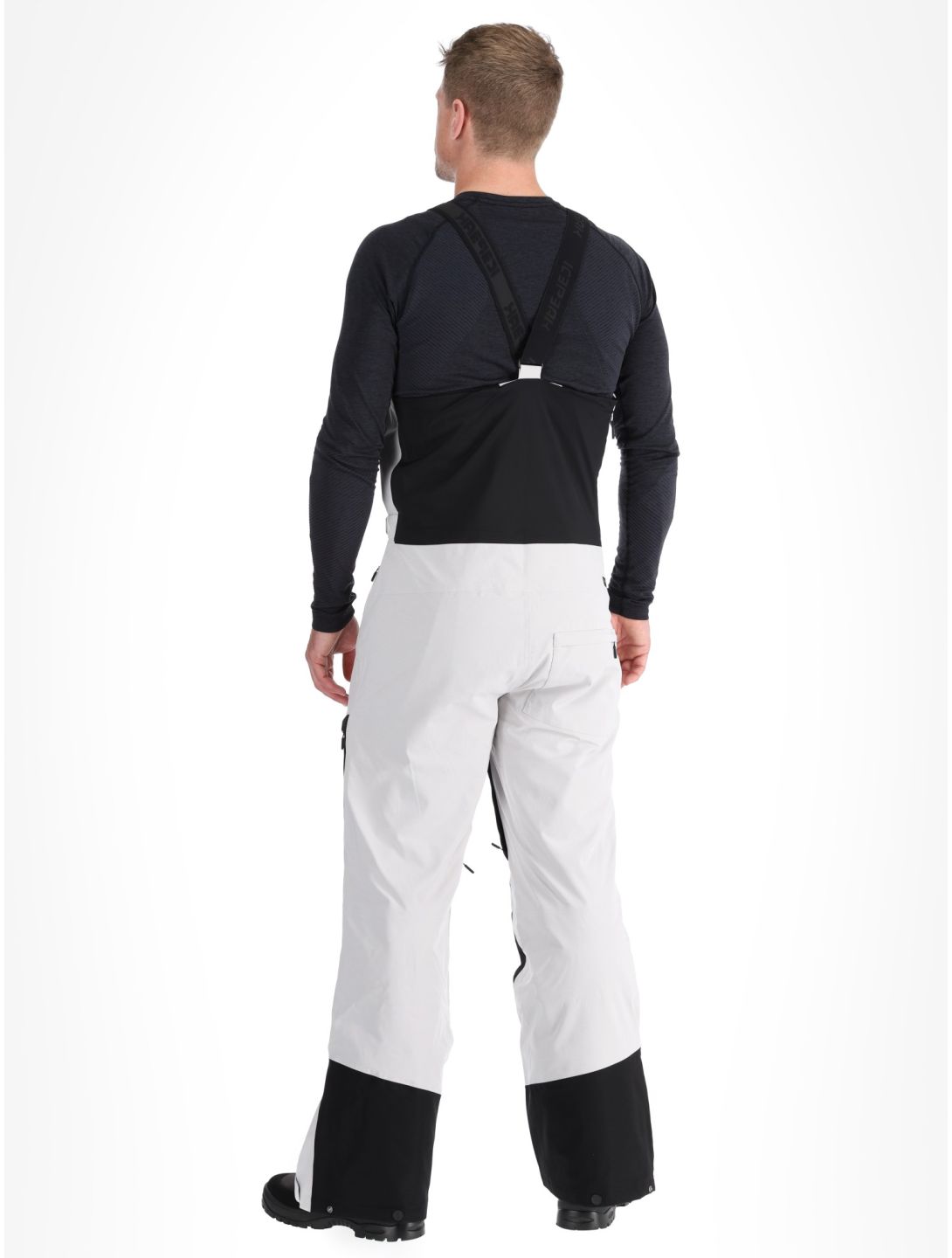 Icepeak, Cambo pantalones de esquí hombres Light Grey gris 