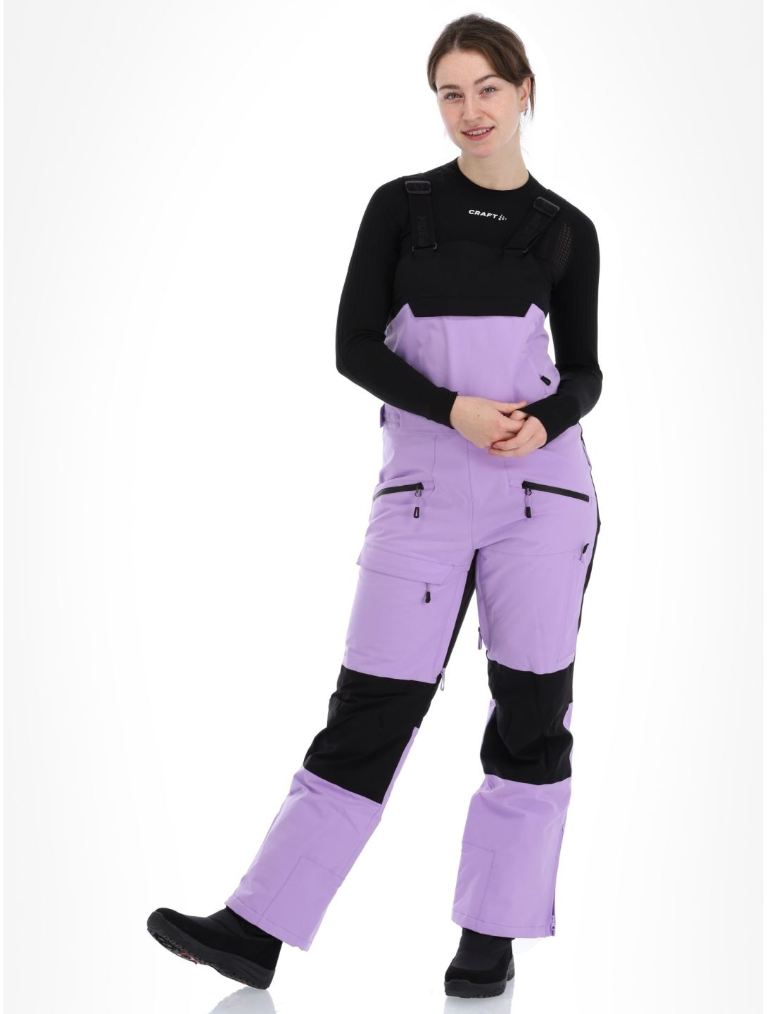 Icepeak, Cantrall pantalones de esquí BIB mujeres Lavender púrpura 