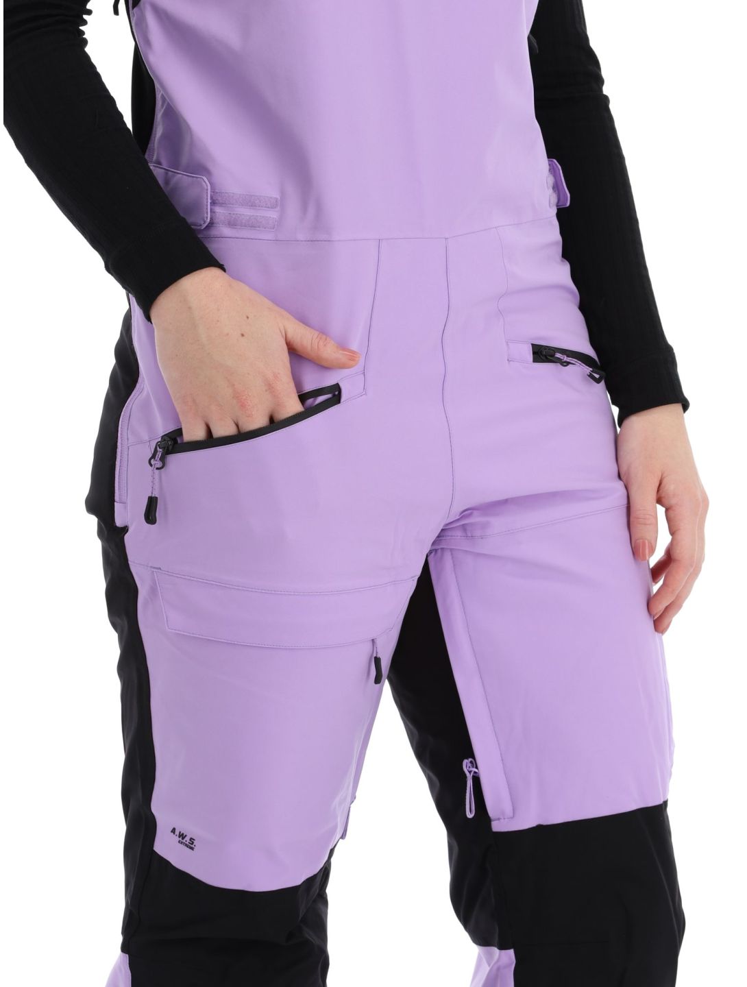 Icepeak, Cantrall pantalones de esquí BIB mujeres Lavender púrpura 