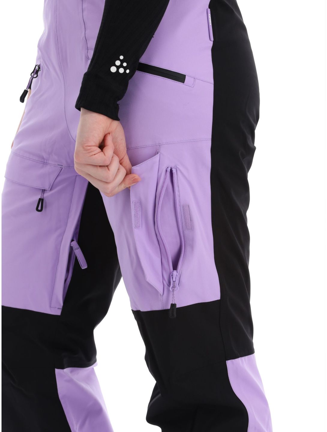 Icepeak, Cantrall pantalones de esquí BIB mujeres Lavender púrpura 