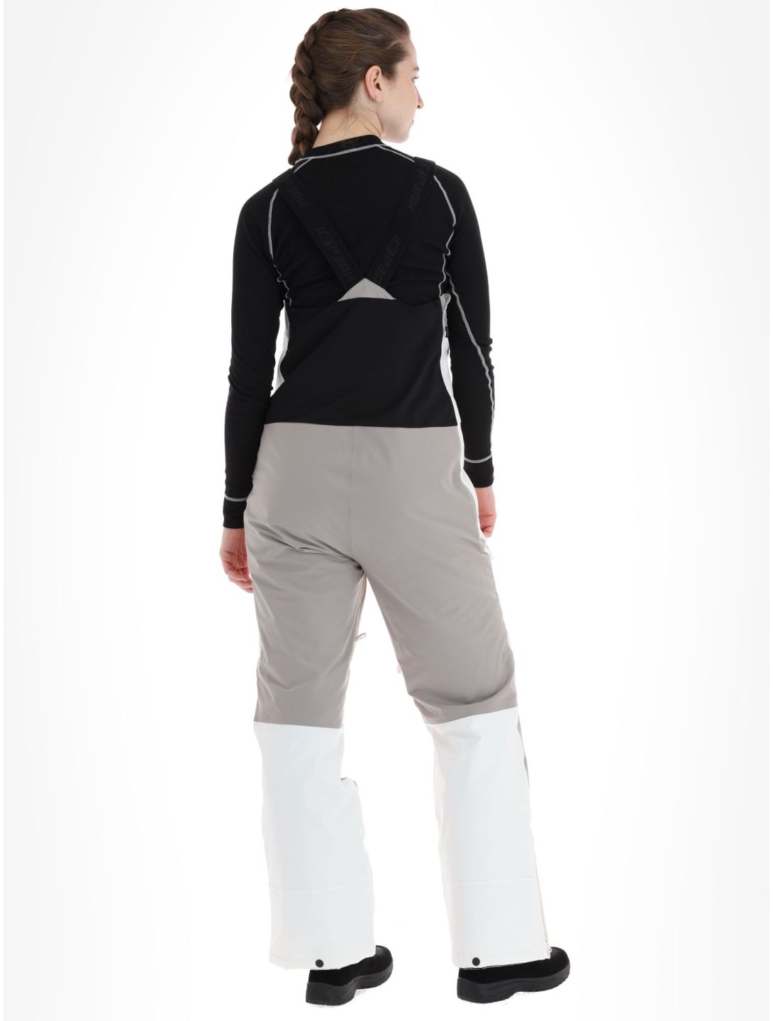 Icepeak, Cantrall pantalones de esquí BIB mujeres Powder blanco 