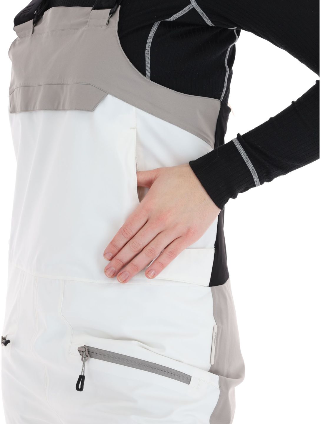 Icepeak, Cantrall pantalones de esquí BIB mujeres Powder blanco 