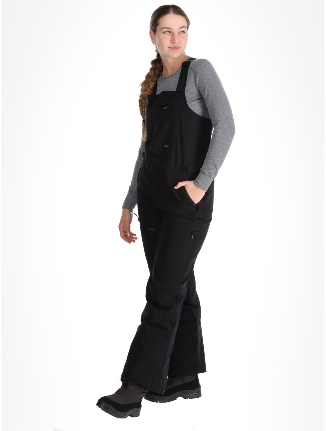 Icepeak, Cantrall pantalones de esquí mujeres Black negro 