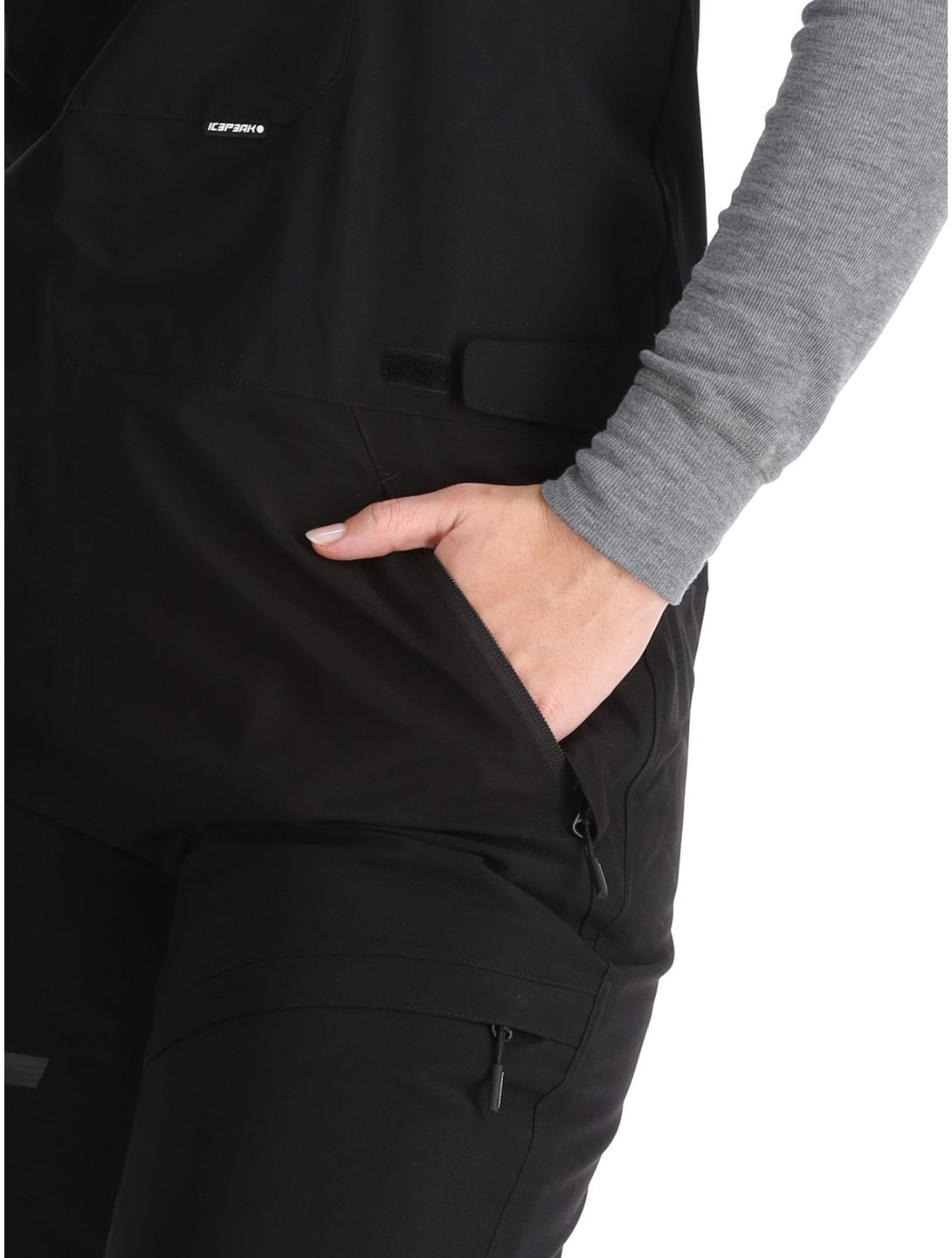 Icepeak, Cantrall pantalones de esquí mujeres Black negro 