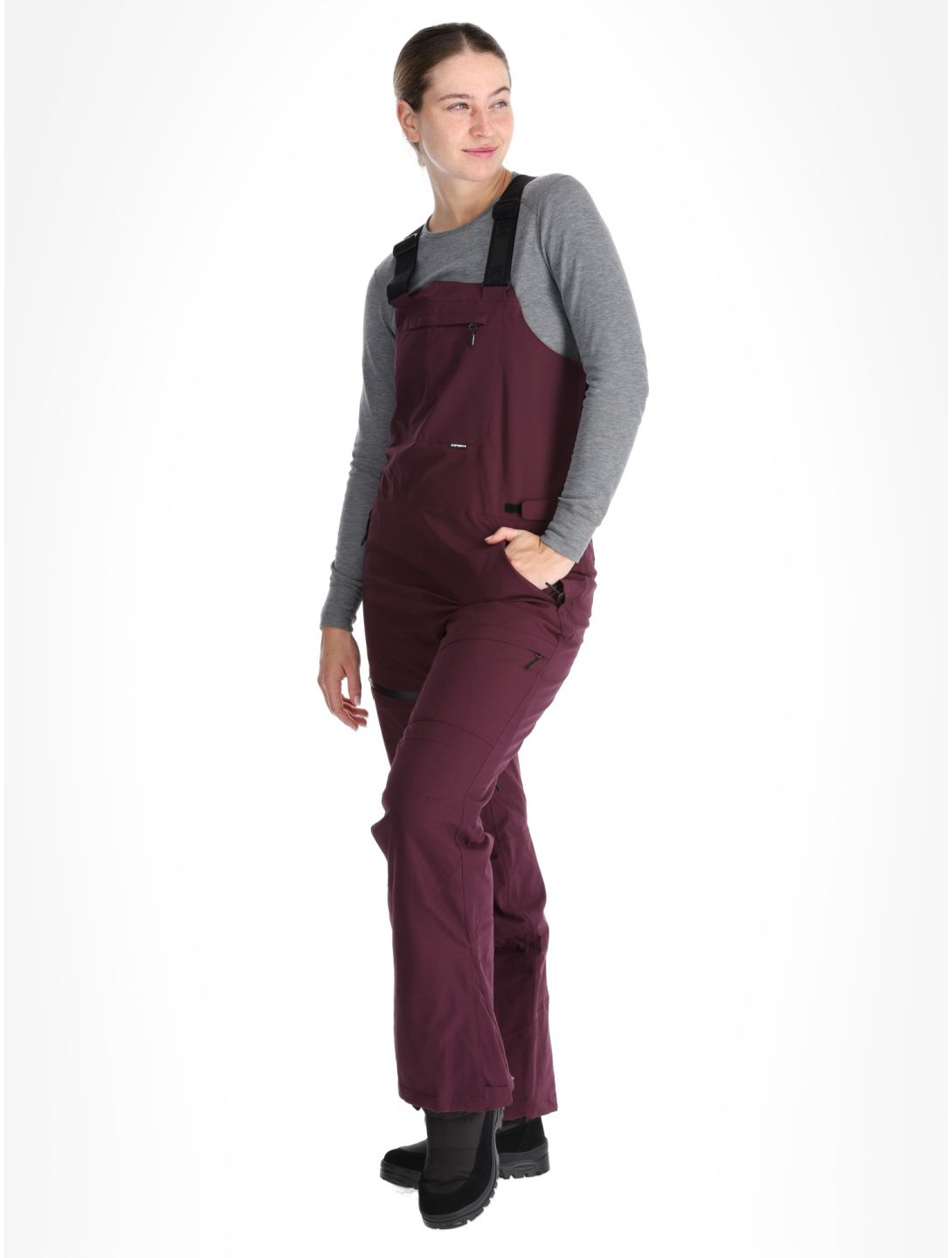 Icepeak, Cantrall pantalones de esquí mujeres Plum púrpura 